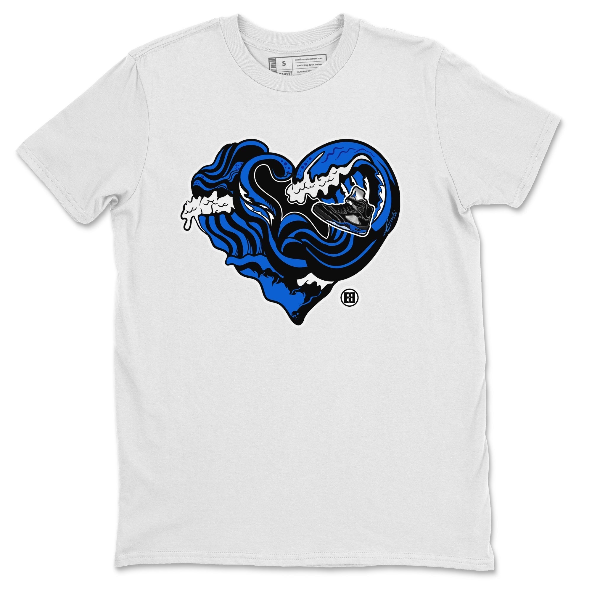 Ocean Love Unisex Tops - Air Jordan 5 Racer Blue