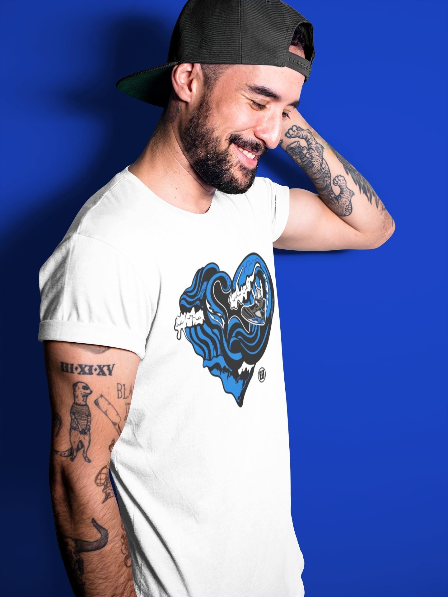 Ocean Love Unisex Tops - Air Jordan 5 Racer Blue