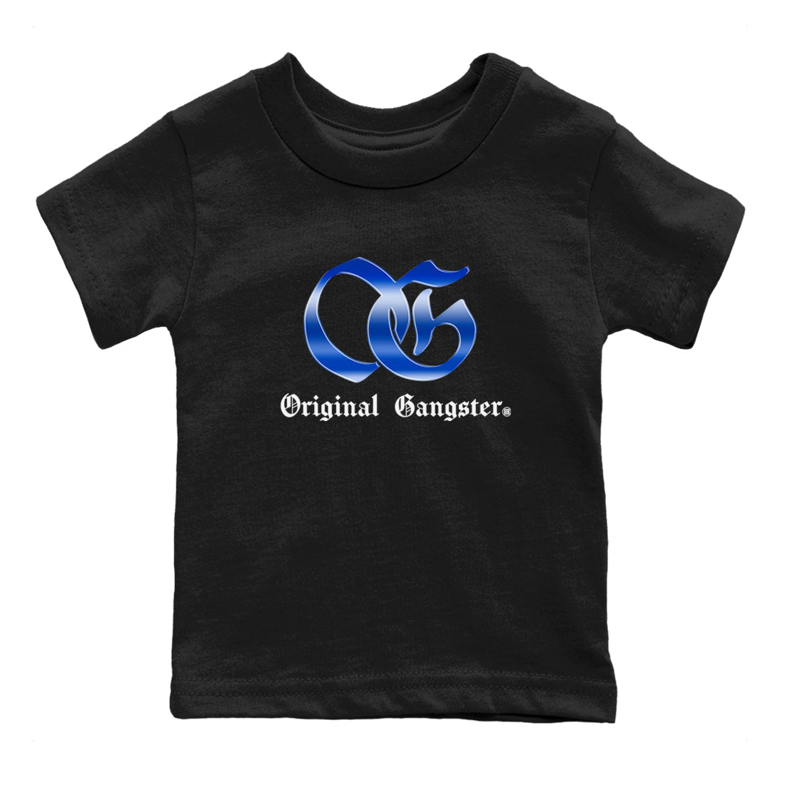 OG Gangster snkmatch Tees Kids - Air Foamposite One Royal