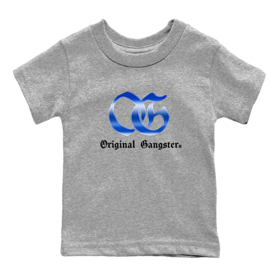 OG Gangster snkmatch Tees Kids - Air Foamposite One Royal
