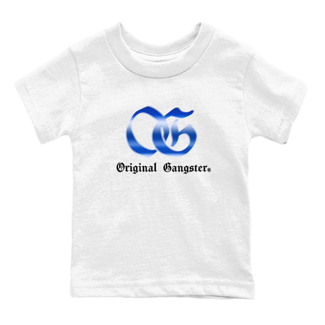 OG Gangster snkmatch Tees Kids - Air Foamposite One Royal