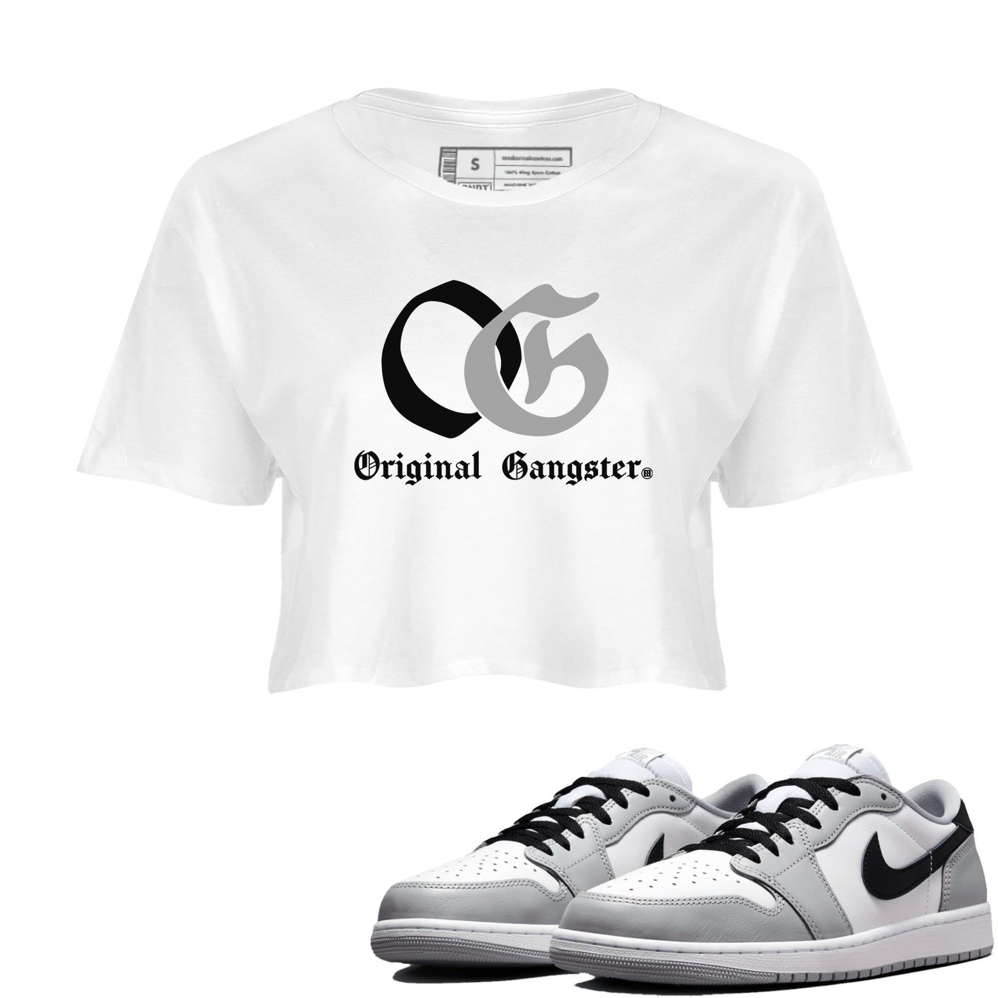 OG Original Gangster snkmatch Women's Top - Air Jordan 1 Wolf Grey