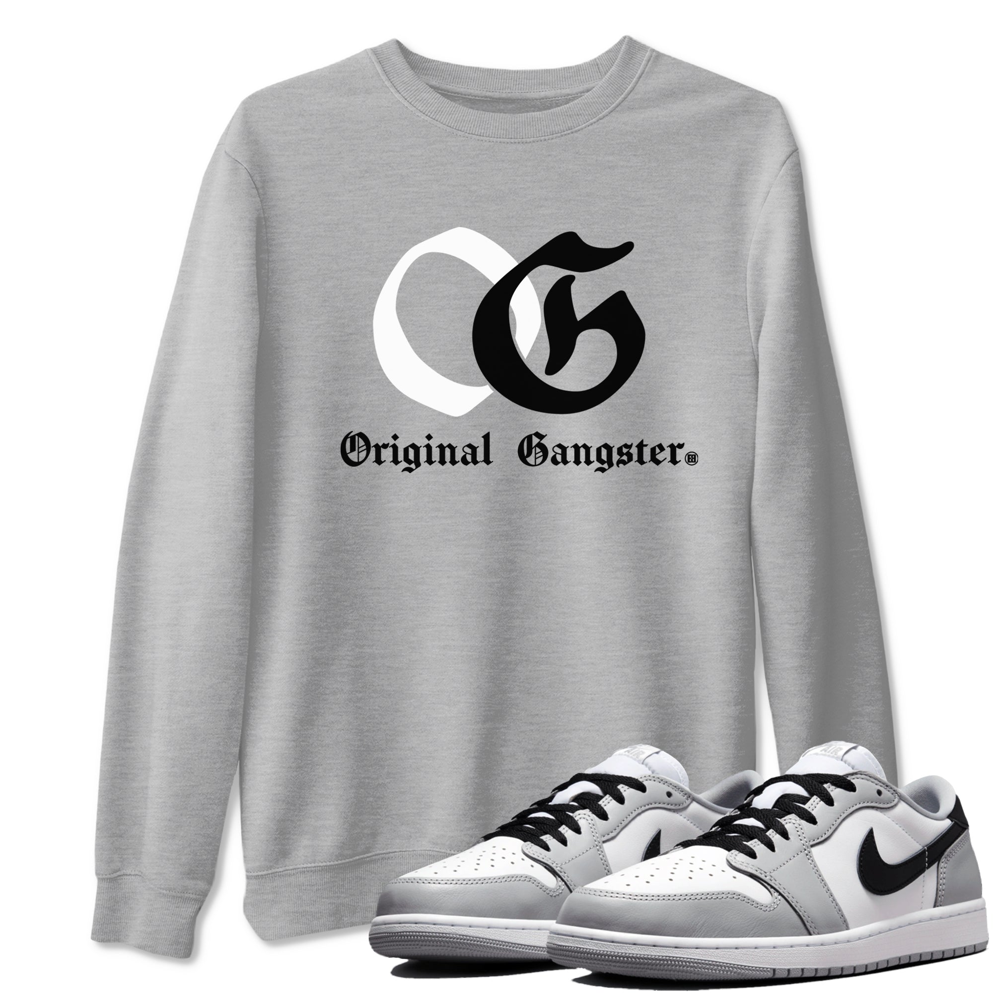 OG Original Gangster snkmatch Tees - Air Jordan 1 Wolf Grey
