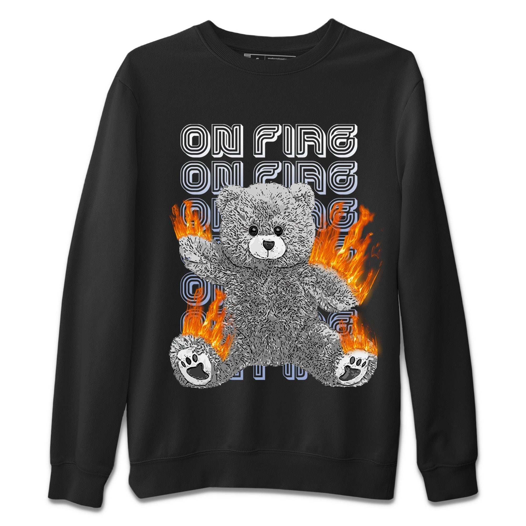 On Fire Bear Unisex Tops - Air Jordan 6 Cool Grey