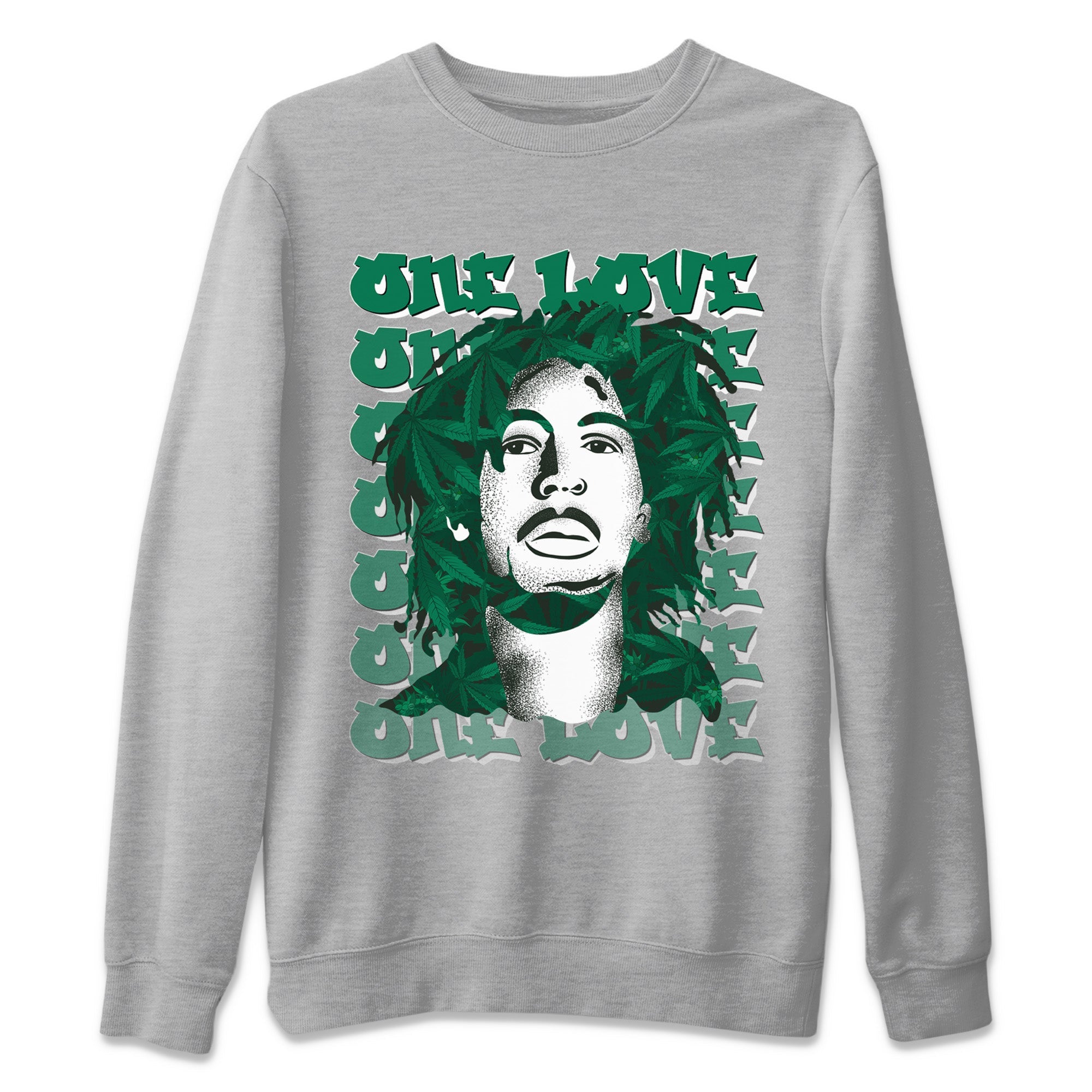 One Love Unisex Tops - Air Jordan 1 Gorge Green