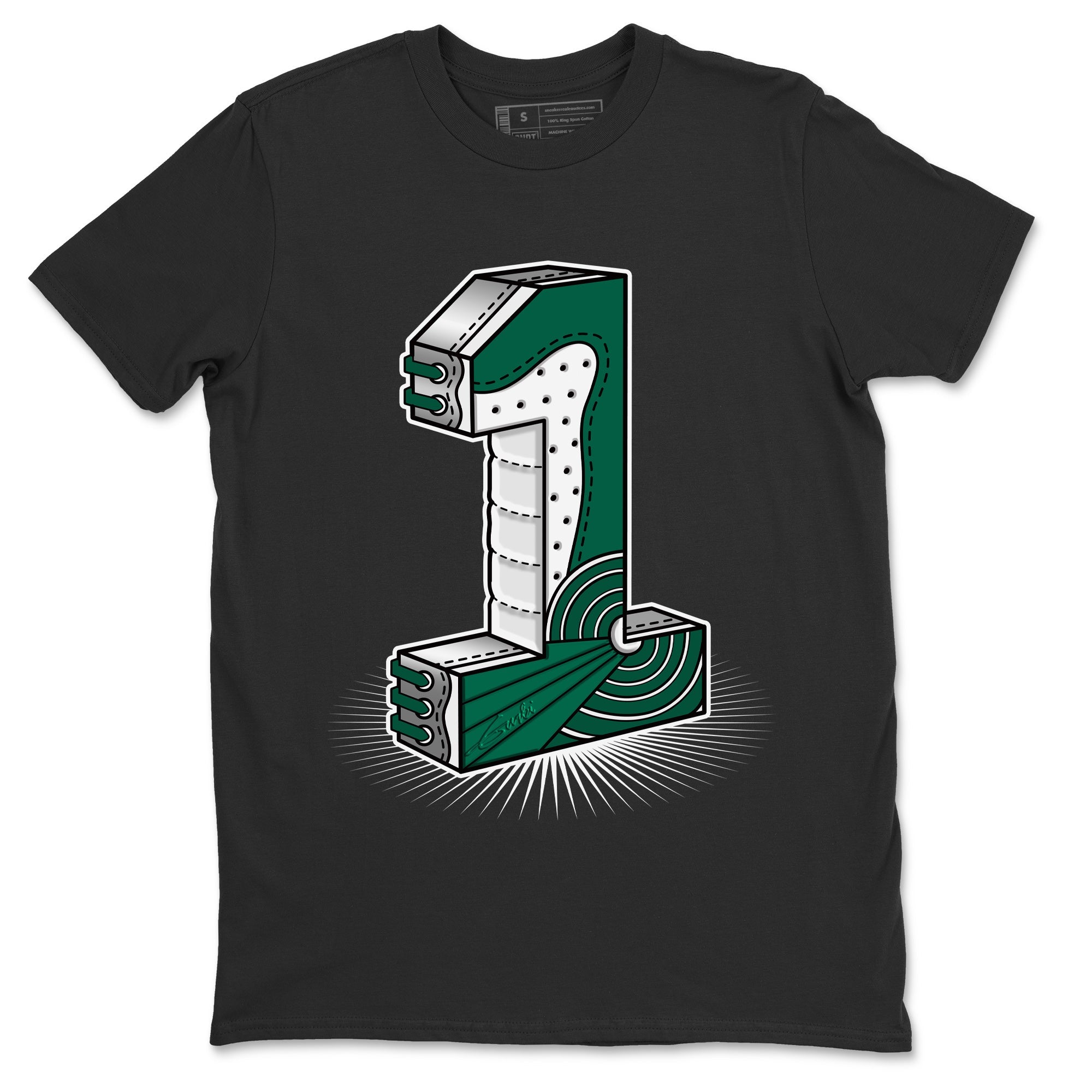 One Statue Unisex Tops - Air Jordan 1 Gorge Green