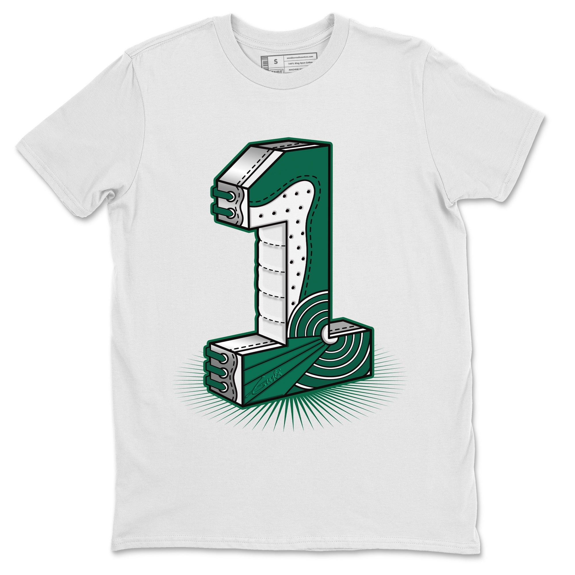 One Statue Unisex Tops - Air Jordan 1 Gorge Green