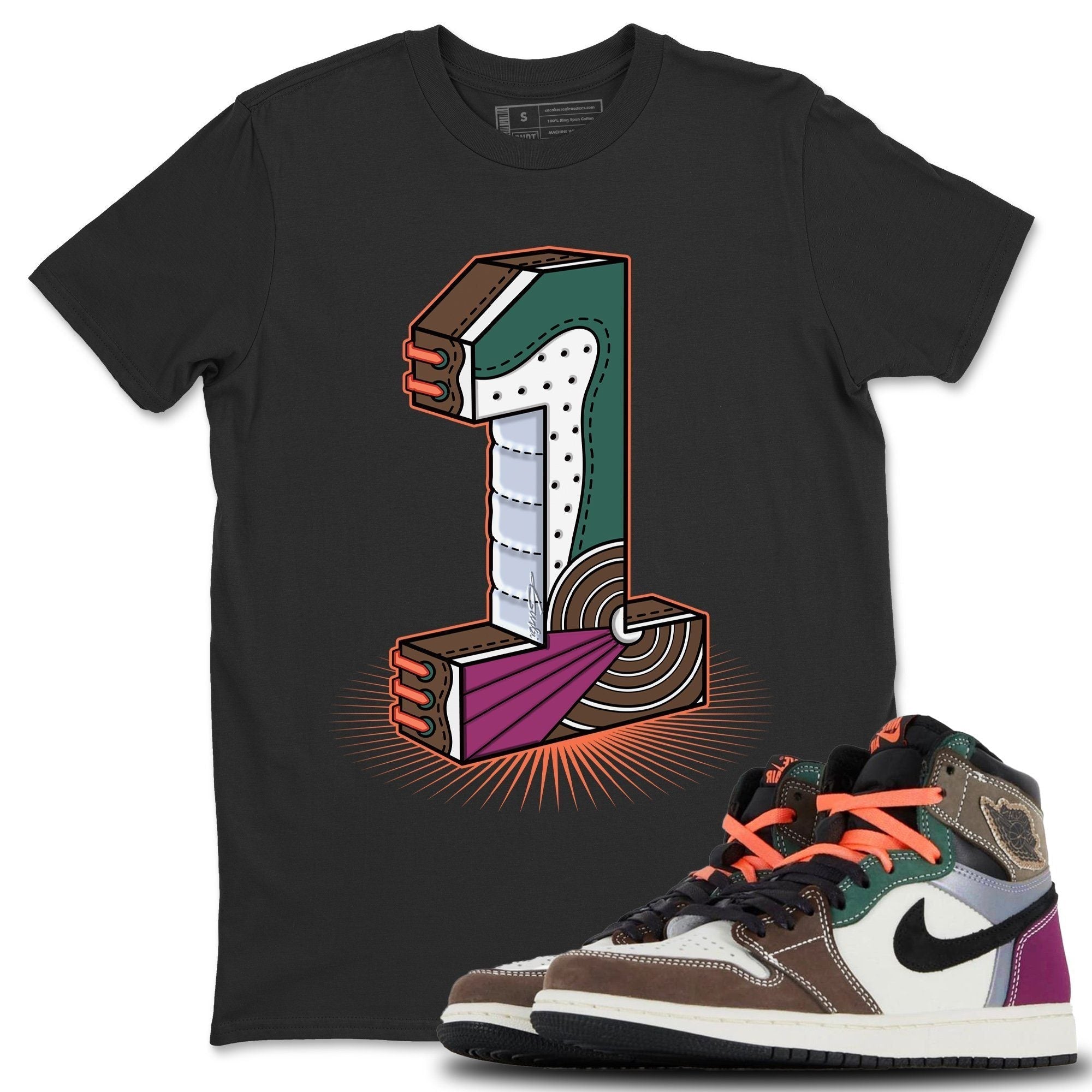 One Statue Unisex Tops - Air Jordan 1 Hand Crafted