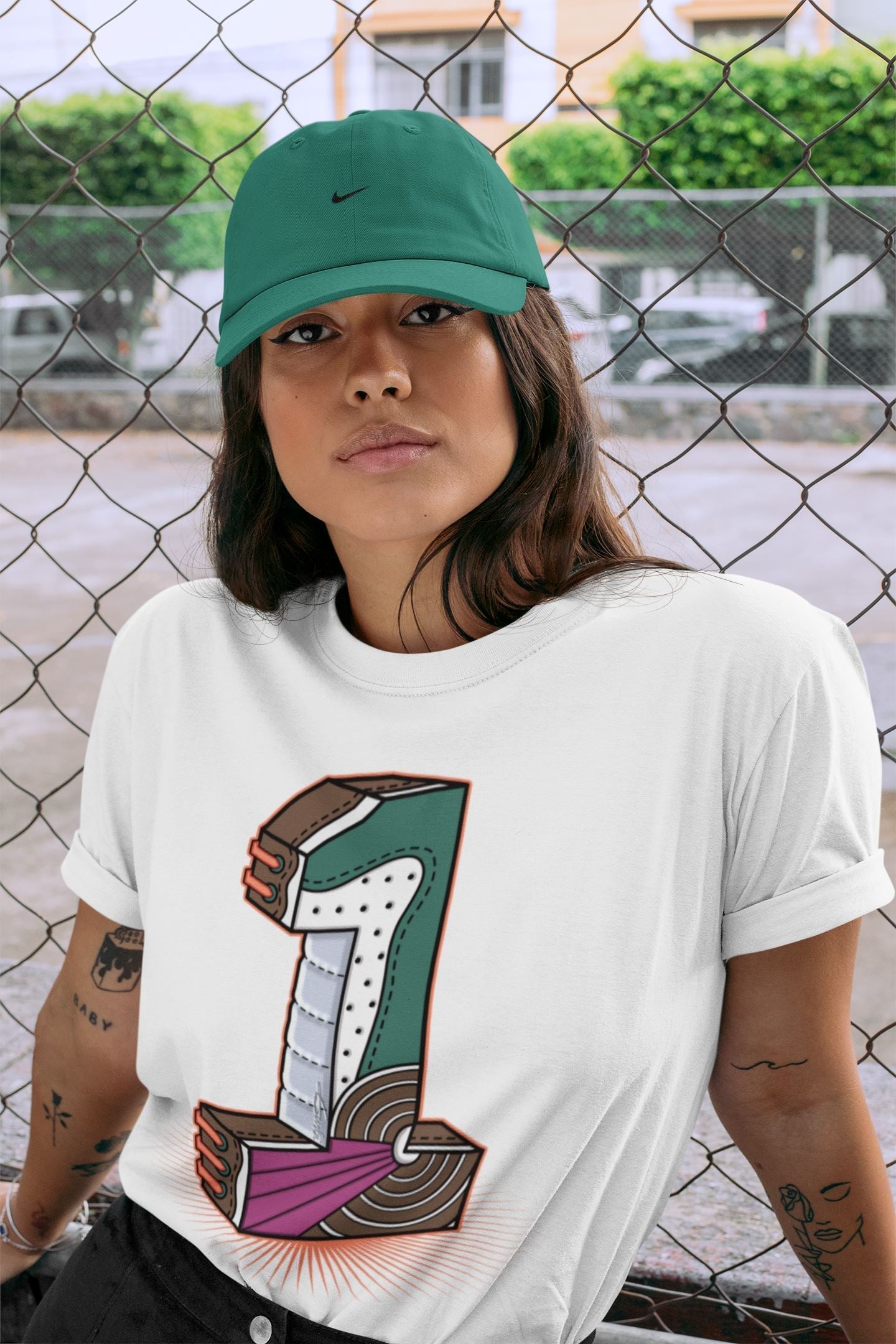 One Statue Unisex Tops - Air Jordan 1 Hand Crafted
