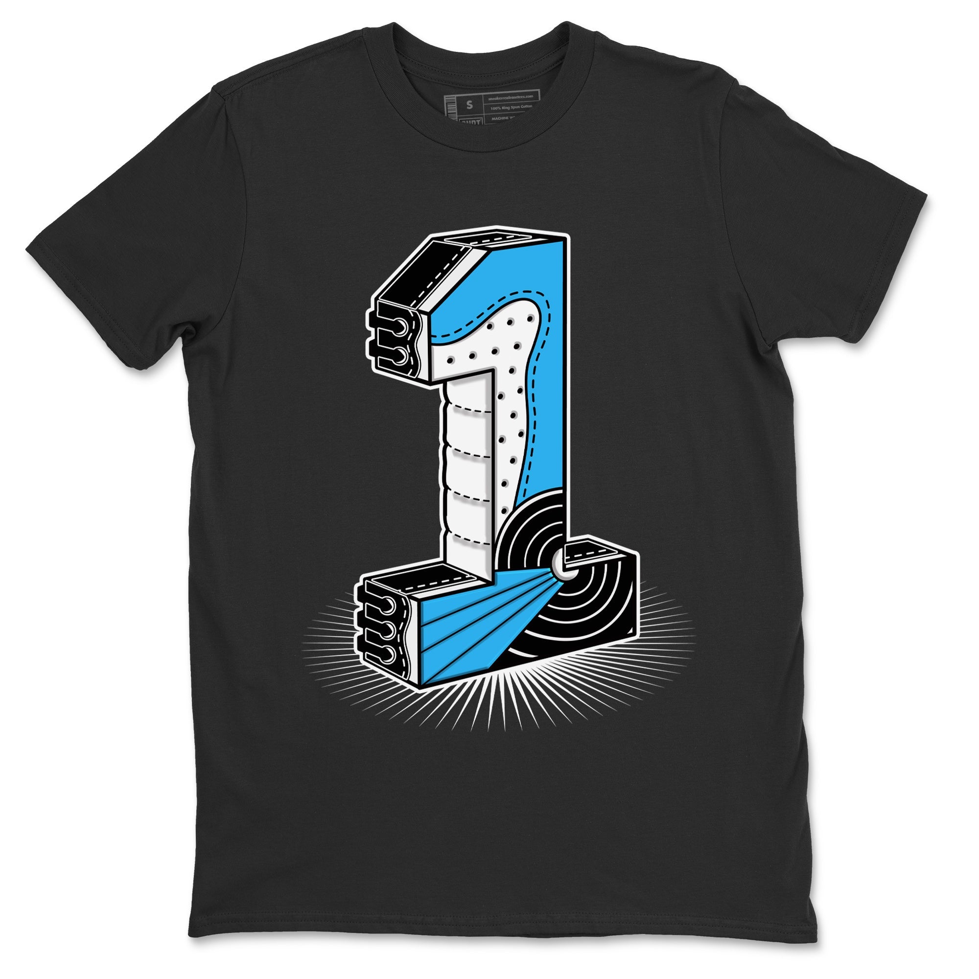 One Statue Unisex Tops - Air Jordan 1 Powder Blue