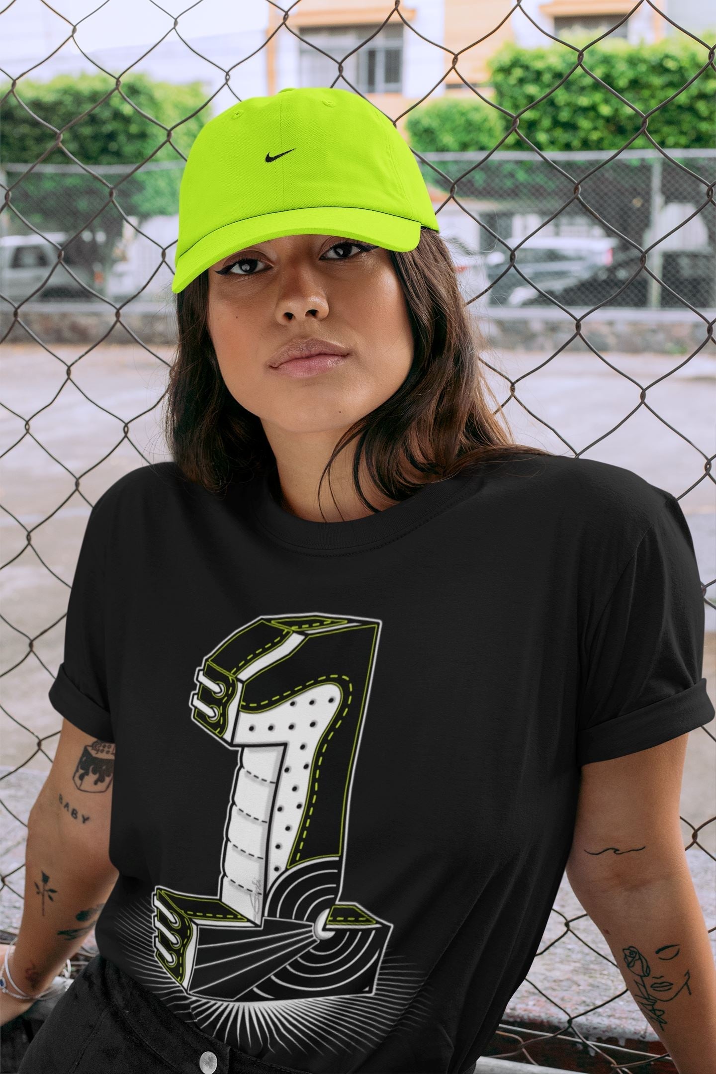 One Statue Unisex Tops - Air Jordan 1 Visionaire
