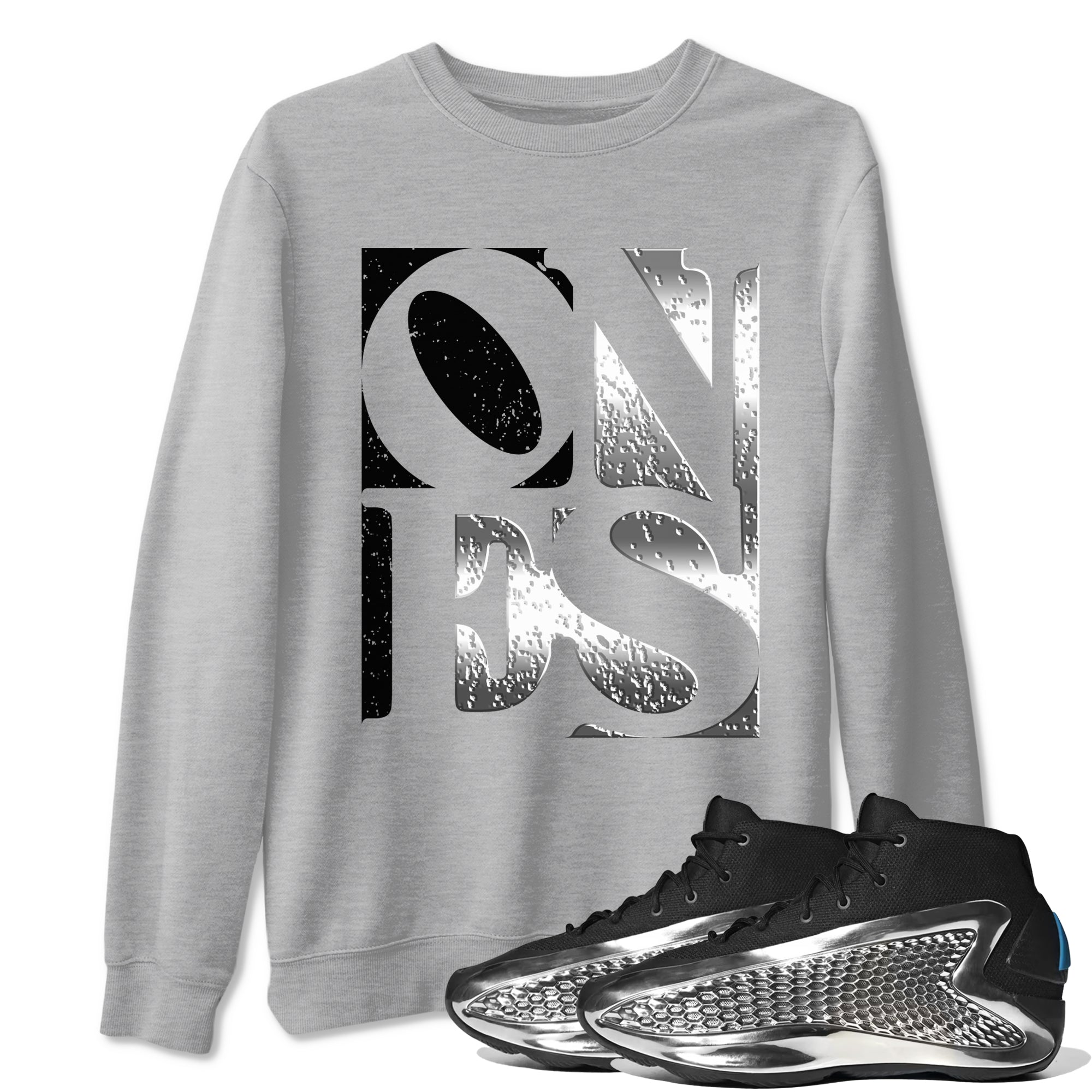 Ones snkmatch Tees - AE 1 Silver Metallic