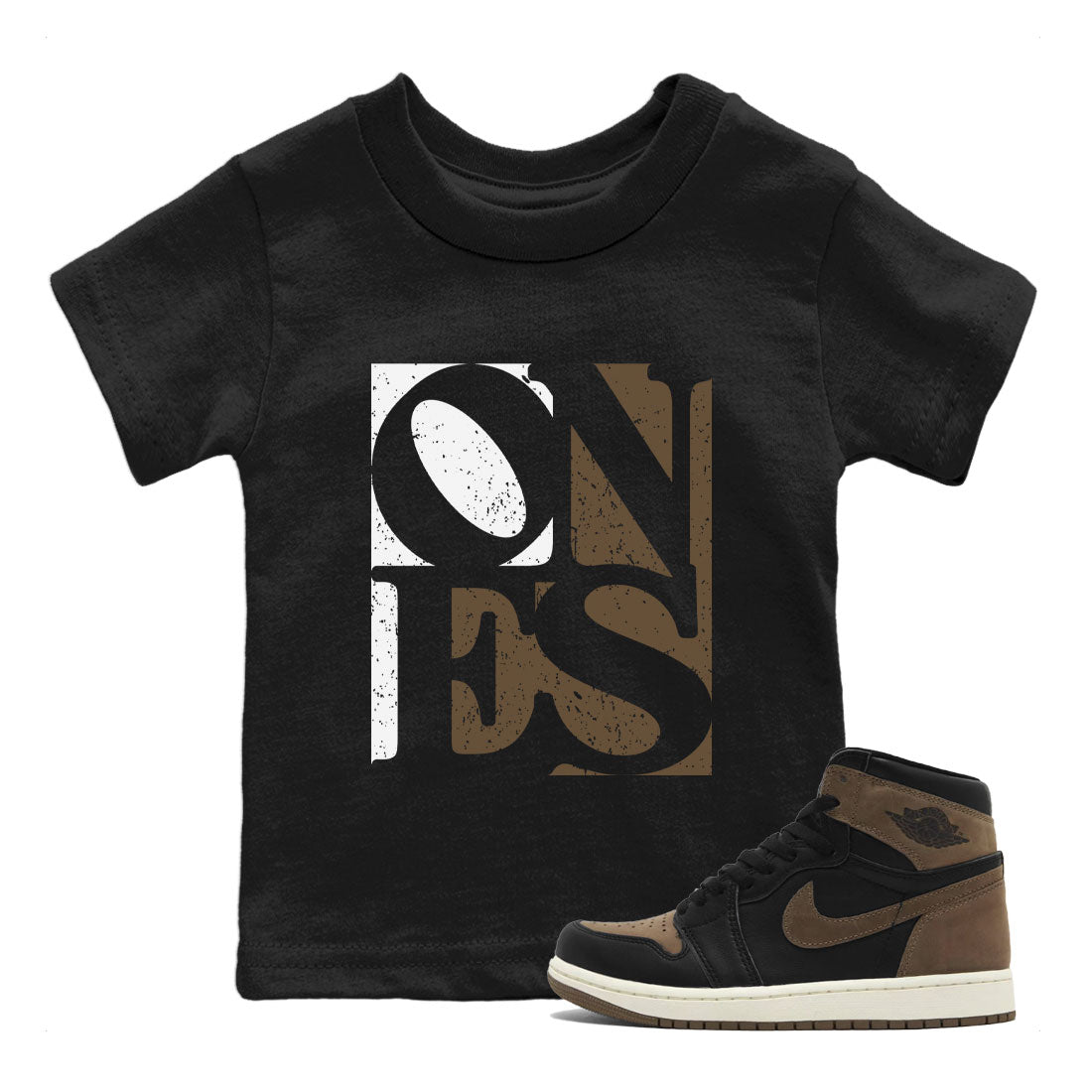 Ones snkmatch Tee Kids - Air Jordan 1 Palomino