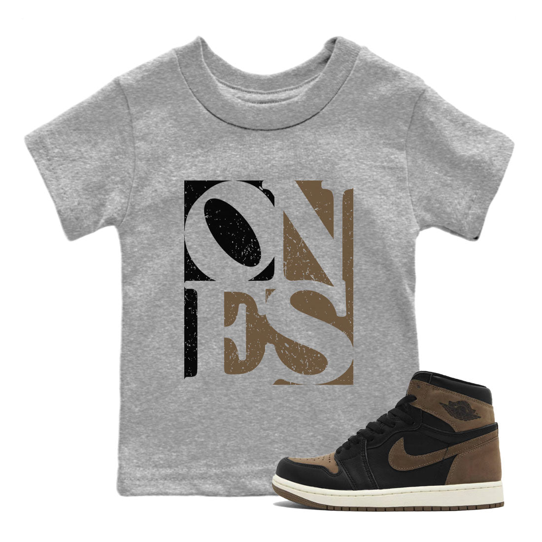 Ones snkmatch Tee Kids - Air Jordan 1 Palomino