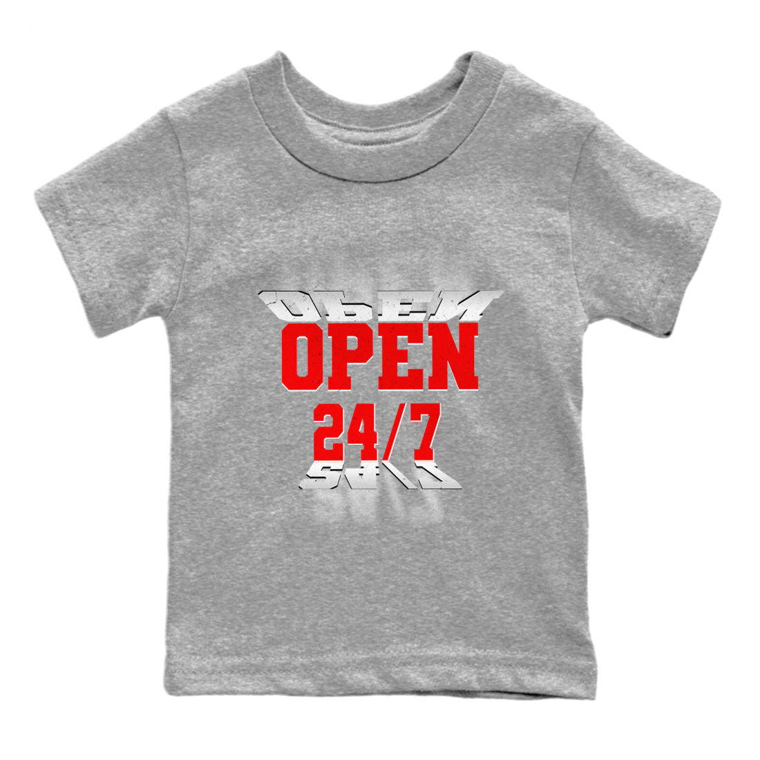 Open 24 7 snkmatch Tee Kids - Air Jordan 1 University Red