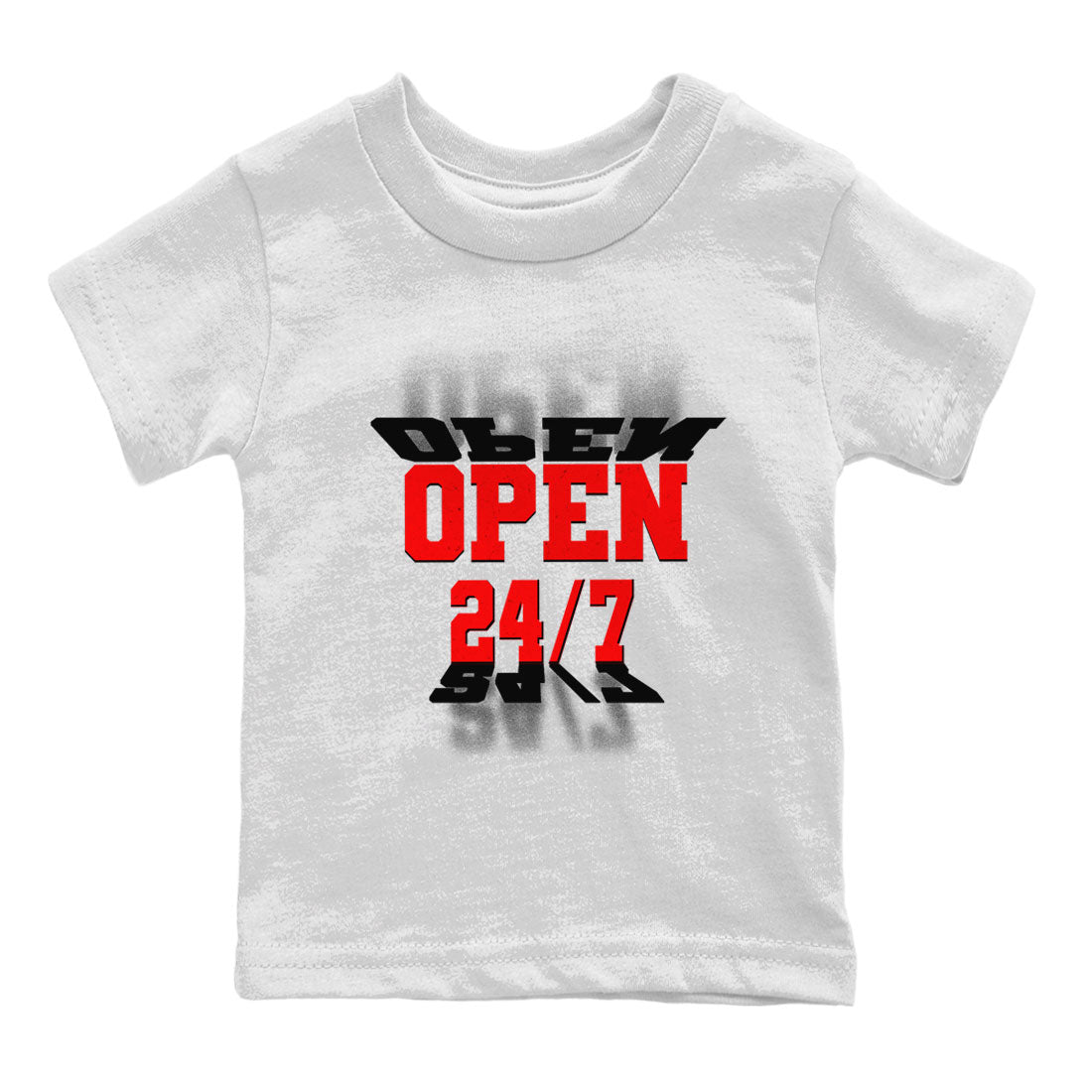 Open 24 7 snkmatch Tee Kids - Air Jordan 1 University Red