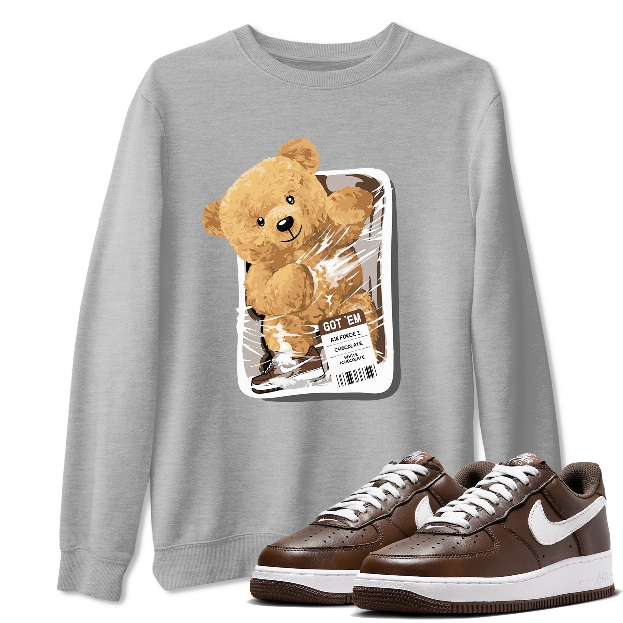 Packaged Bear snkmatch Tee - Air Force 1 Chocolate