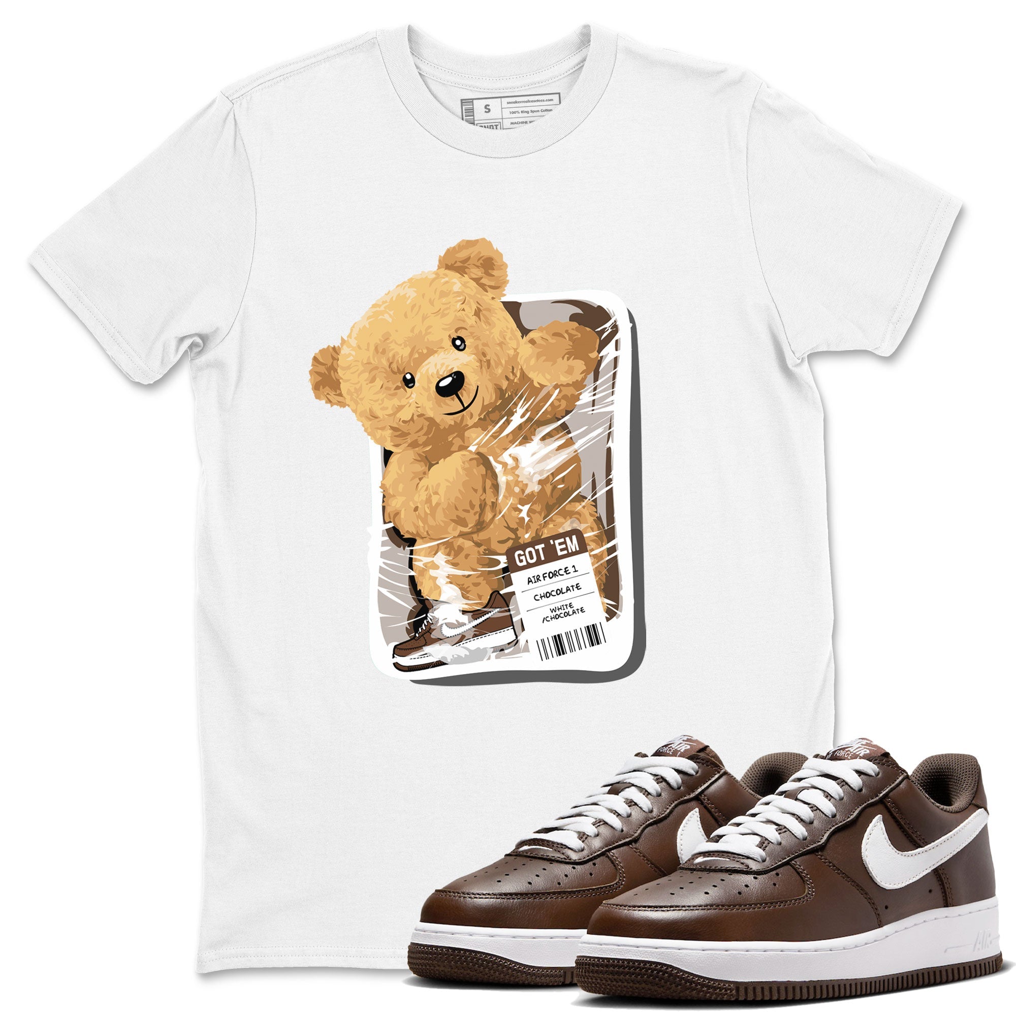 Packaged Bear snkmatch Tee - Air Force 1 Chocolate