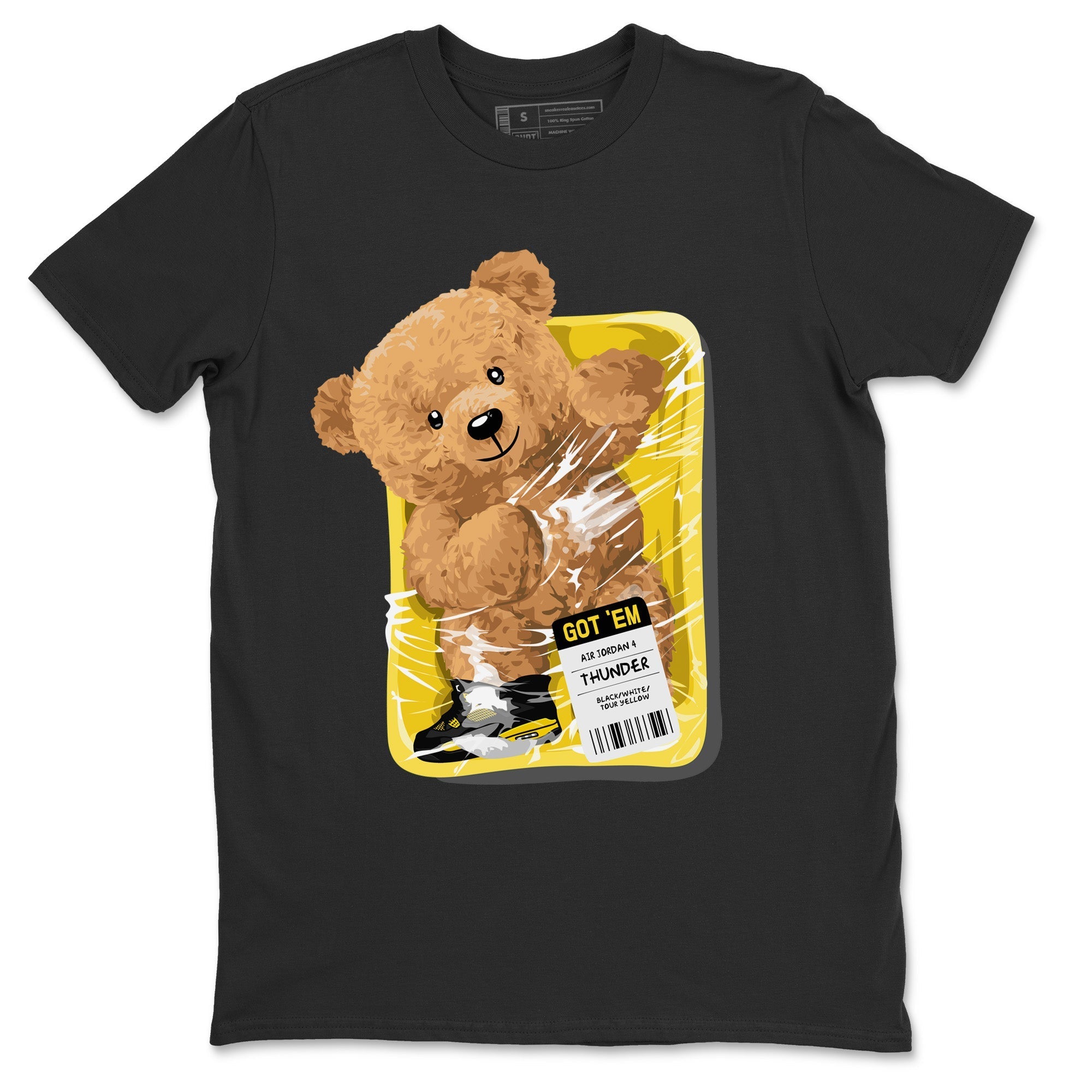 Packaged Bear Unisex Tops - Air Jordan 4 Thunder
