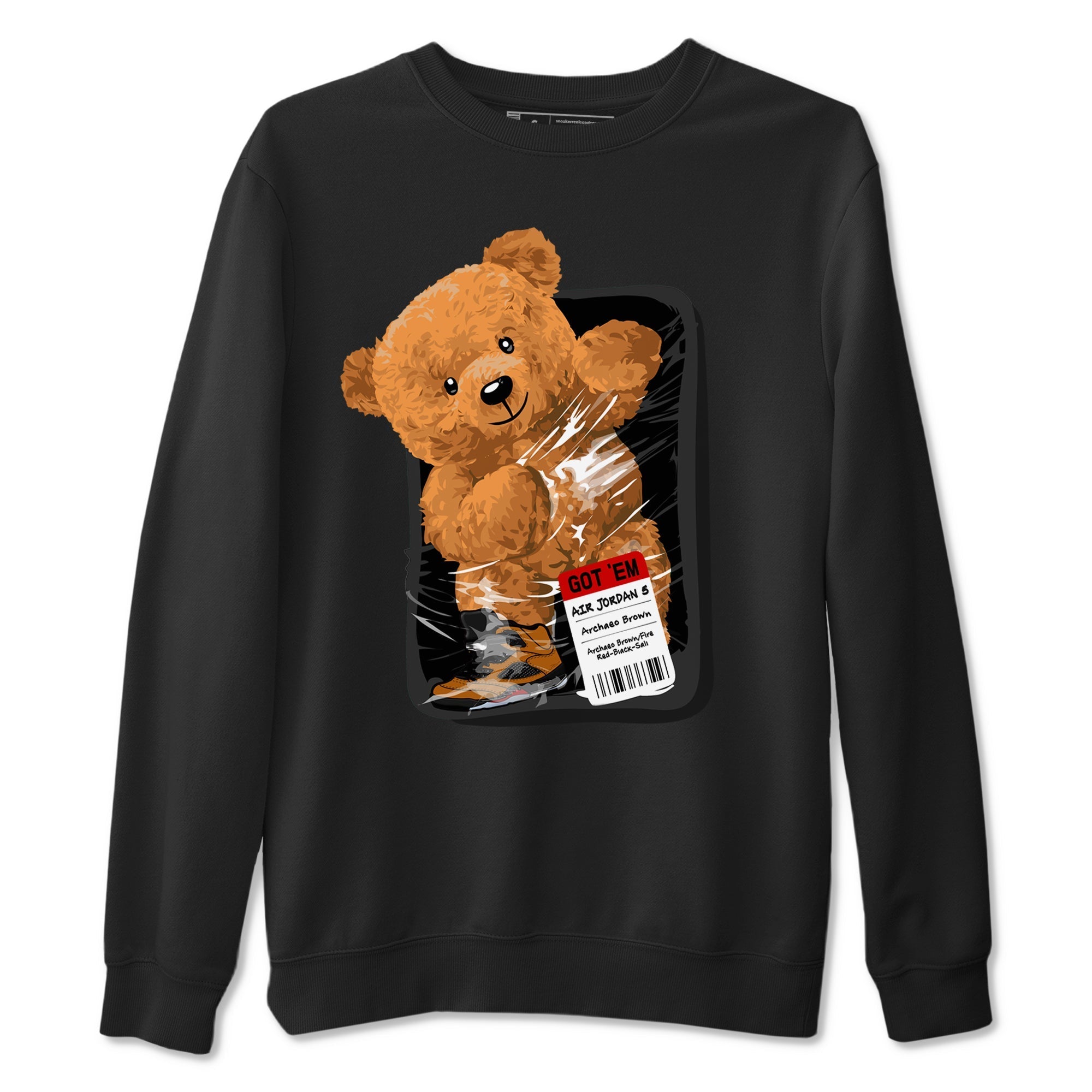 Packaged Bear snkmatch Tees - Air Jordan 5 Archaeo Brown