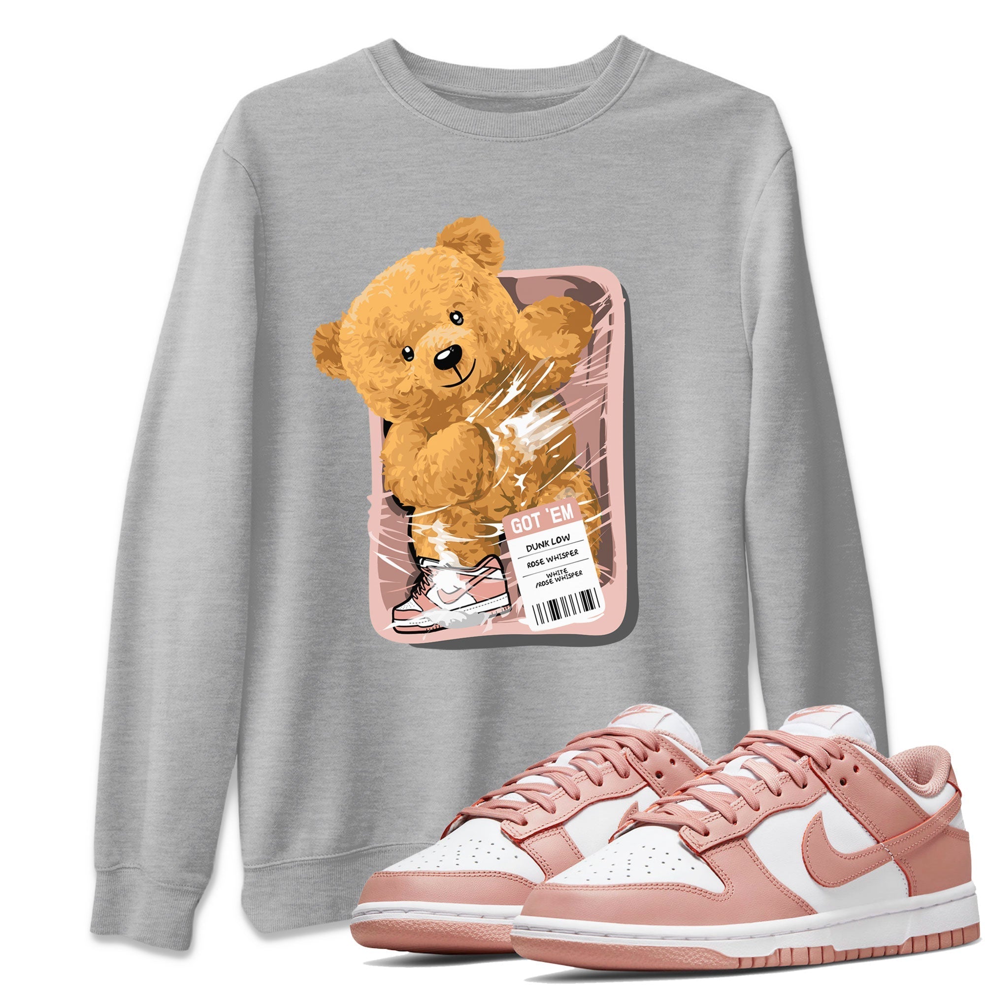 Packaged Bear snkmatch Tee - Dunk Rose Whisper