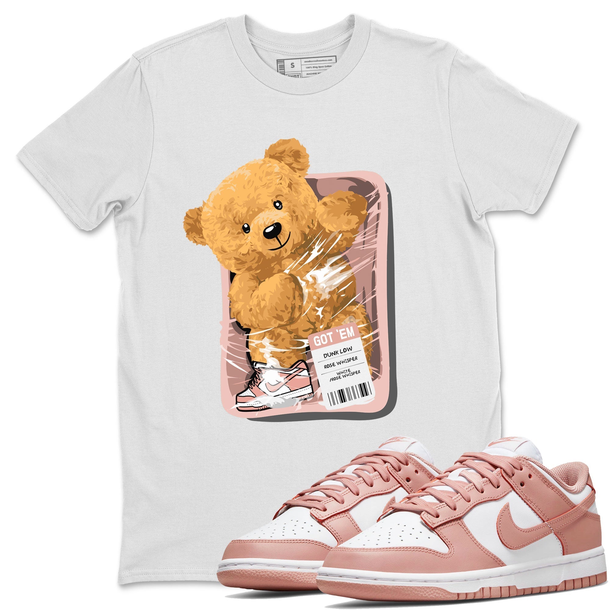 Packaged Bear snkmatch Tee - Dunk Rose Whisper