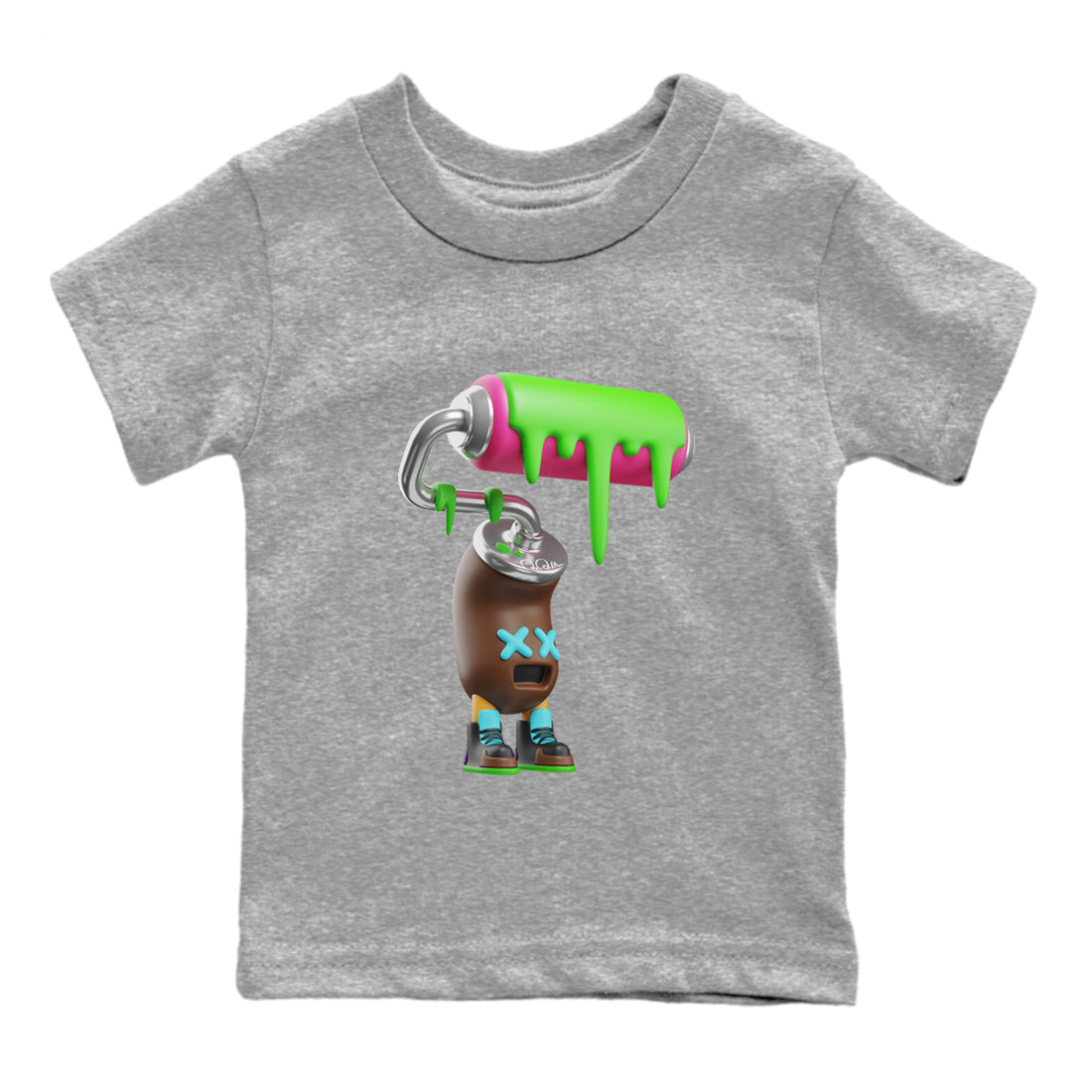 Paint Roller Kids Tops - Air Force 1 Undefeated Fauna Brown