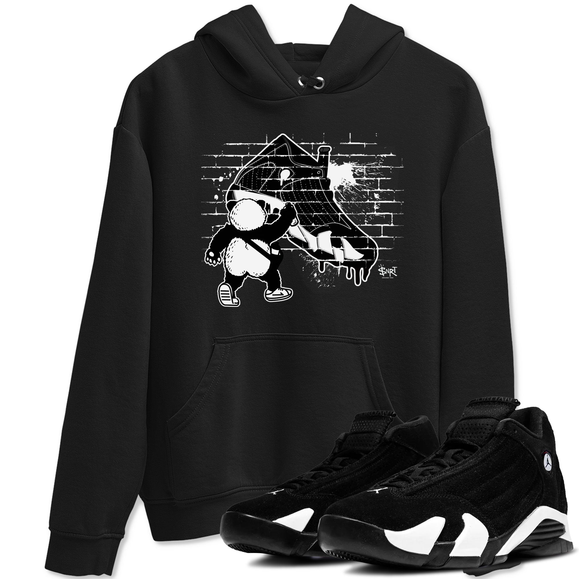 Panda Artist snkmatch Tees - Air Jordan 14 Panda