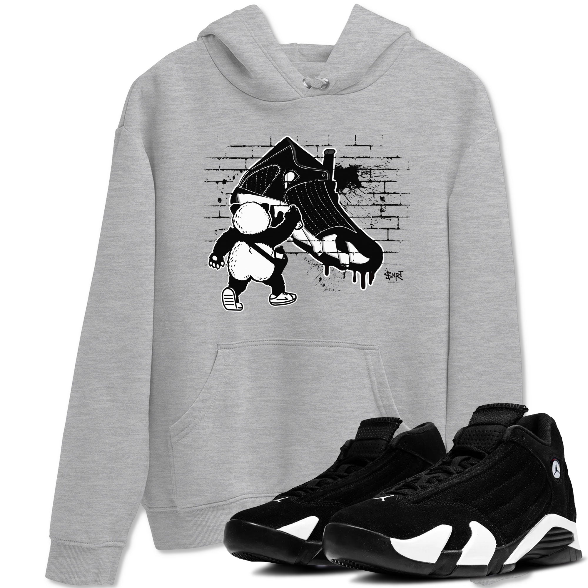 Panda Artist snkmatch Tees - Air Jordan 14 Panda