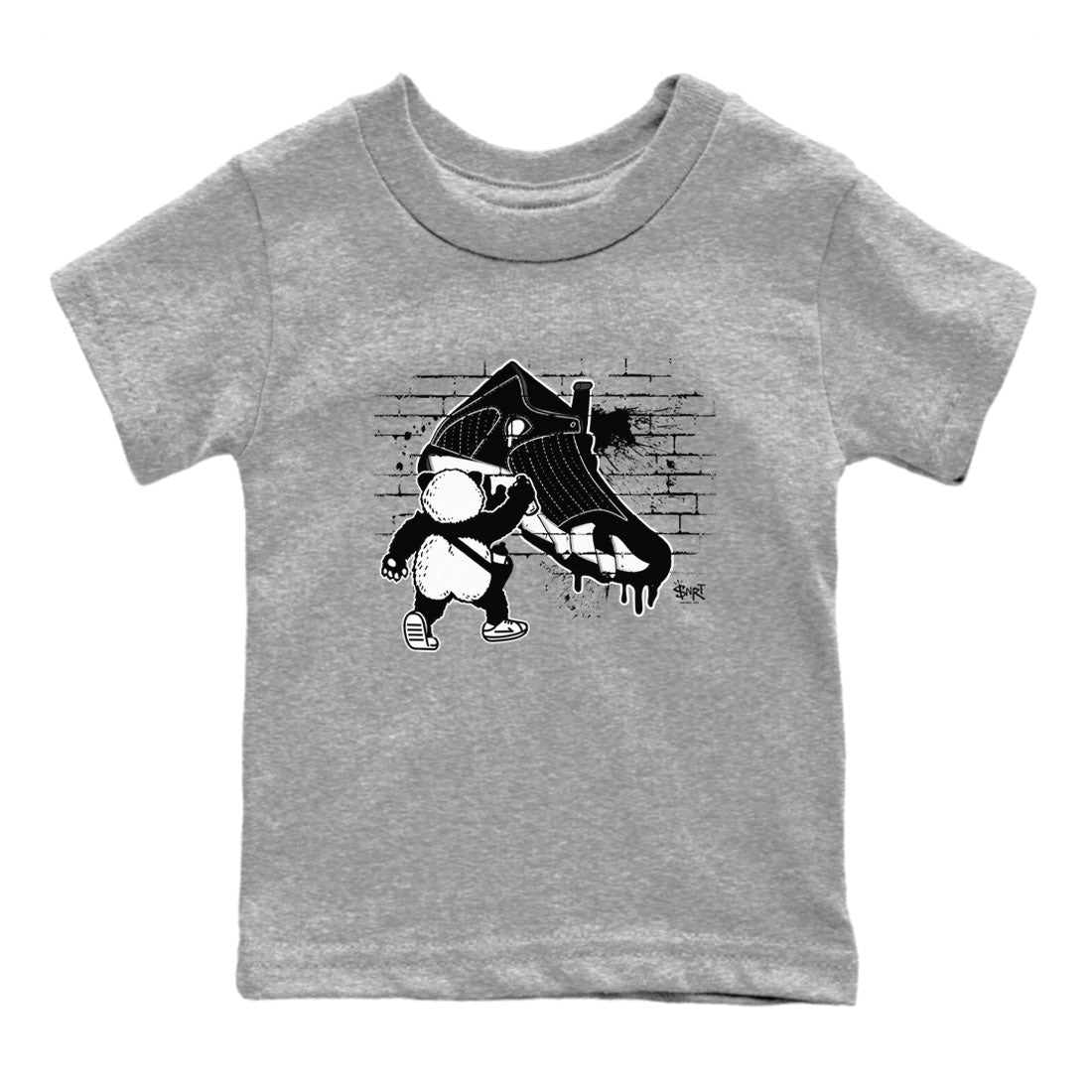 Panda Artist snkmatch Tees Kids - Air Jordan 14 Panda
