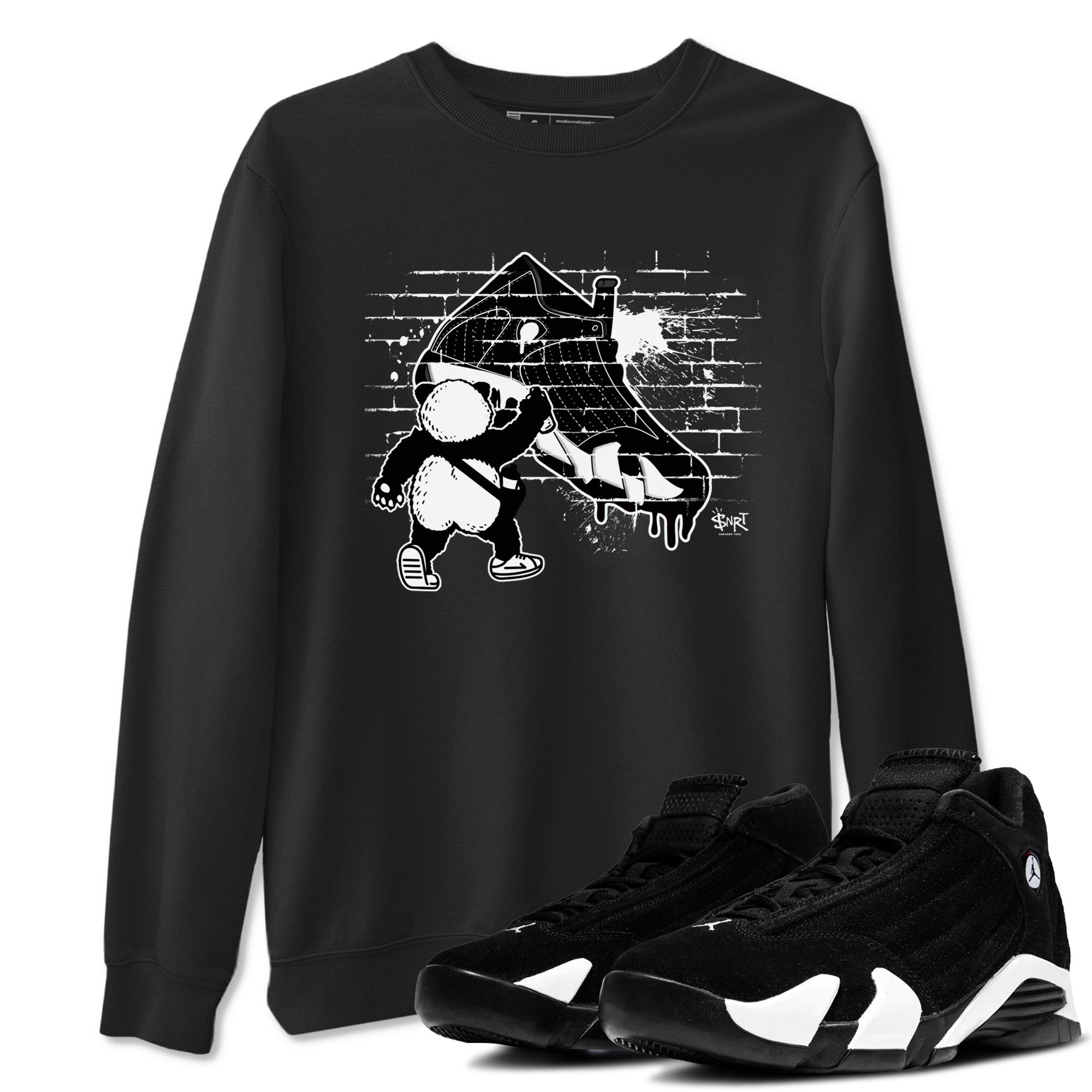 Panda Artist snkmatch Tees - Air Jordan 14 Panda