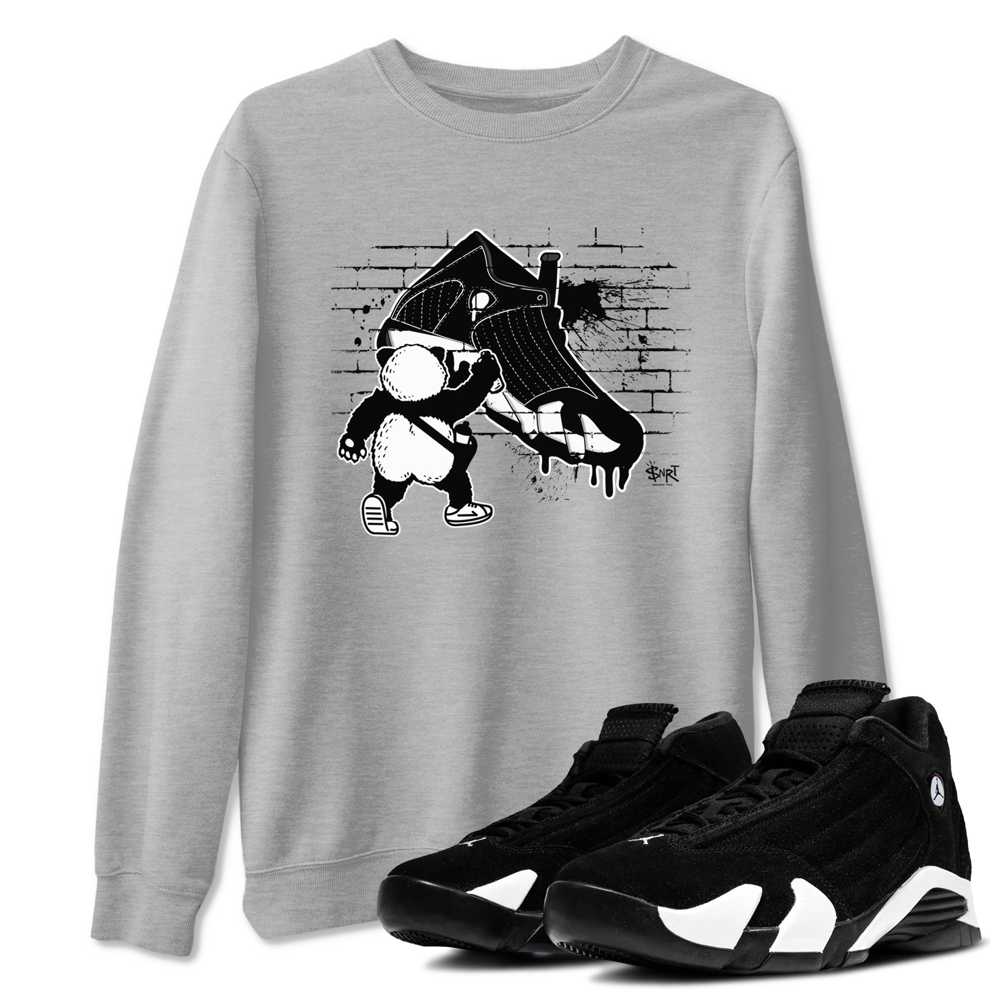 Panda Artist snkmatch Tees - Air Jordan 14 Panda