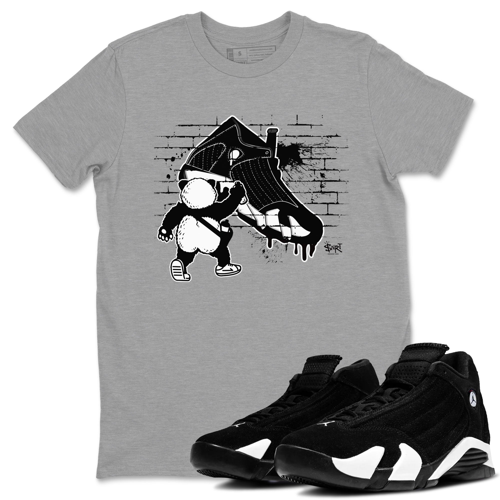 Panda Artist snkmatch Tees - Air Jordan 14 Panda