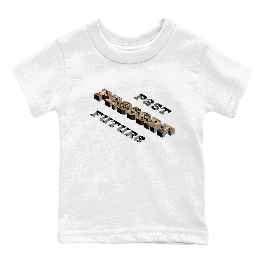 Past Present Future snkmatch Tees Kids - Air Force 1 Ivory Snake