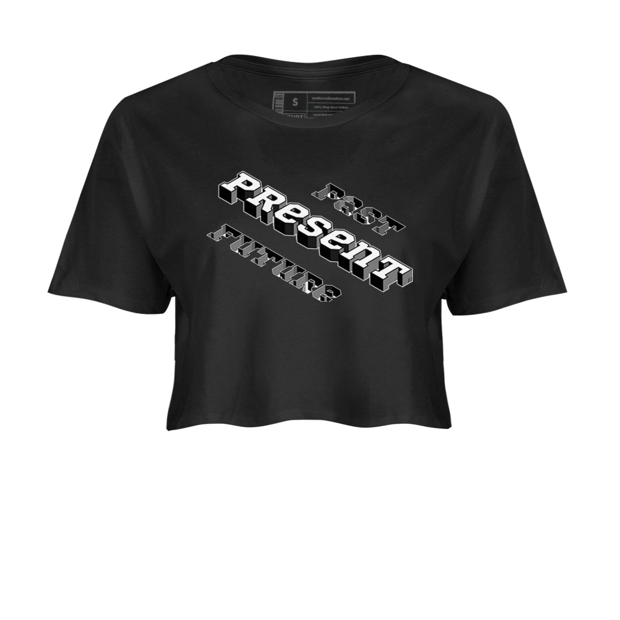 Past Present Future snkmatch Women's Top - Air Jordan 1 Black White