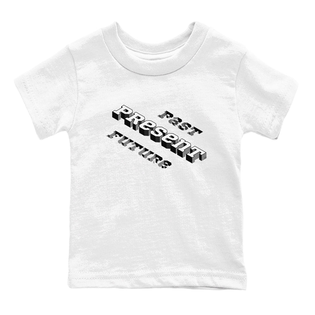 Past Present Future snkmatch Tees Kids - Air Jordan 1 Black White