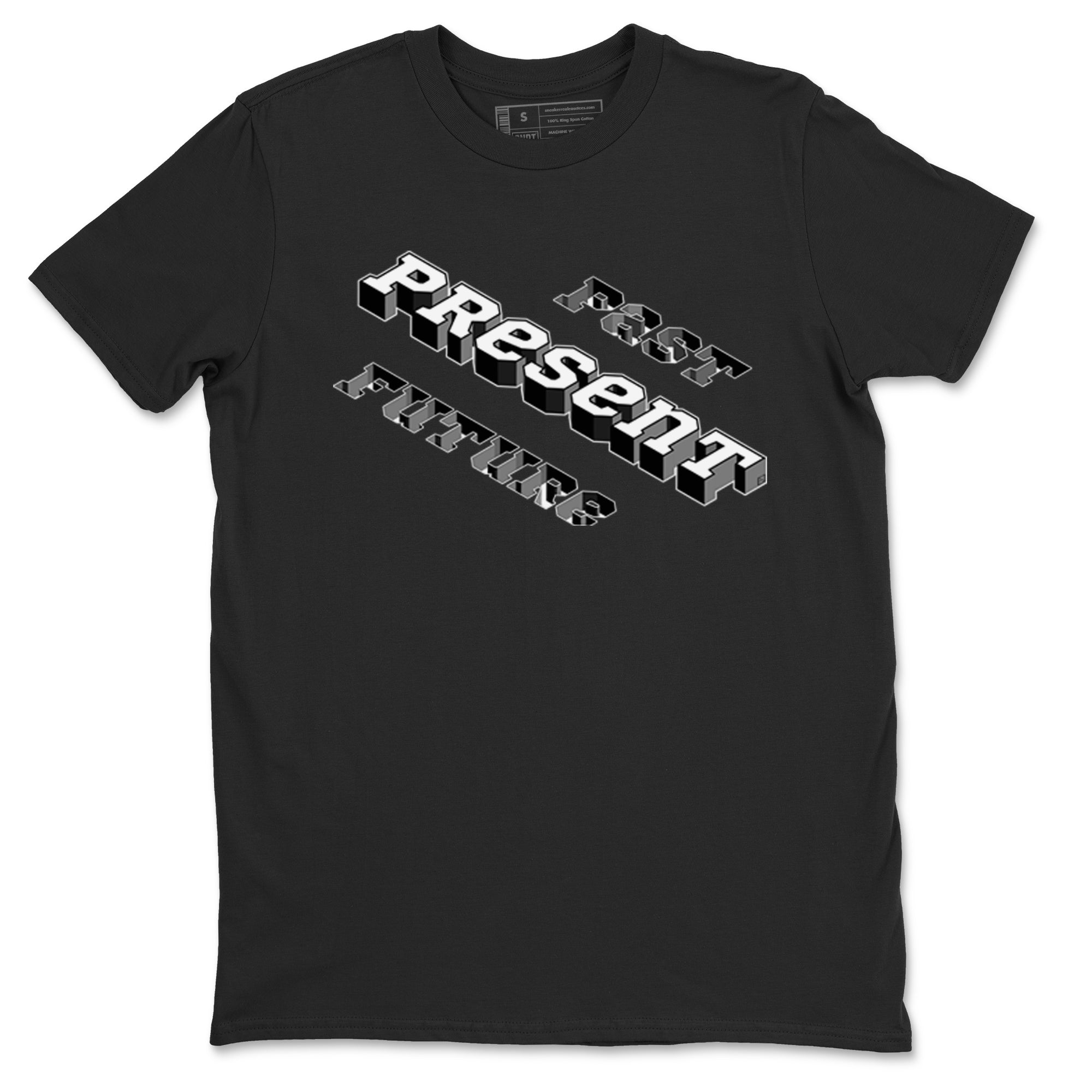 Past Present Future snkmatch Tees - Air Jordan 1 Black White