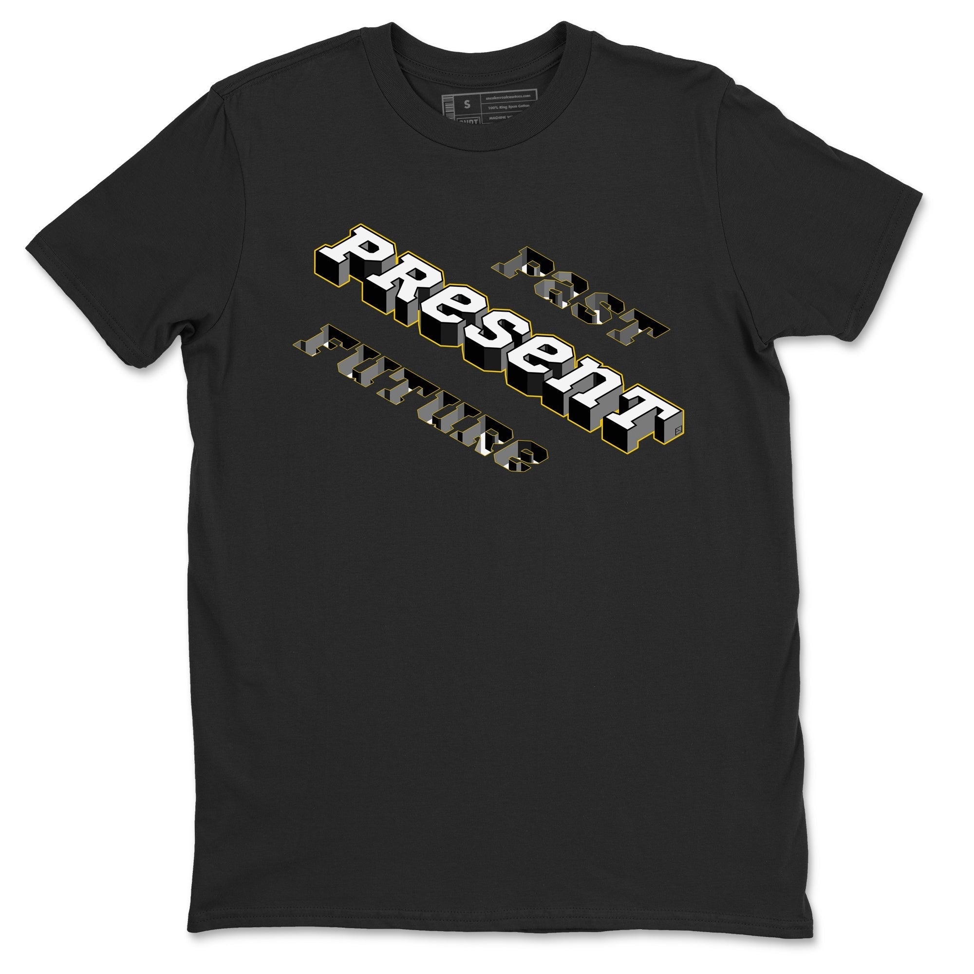 Past Present Future snkmatch Tees - Air Jordan 1 Yellow Ochre