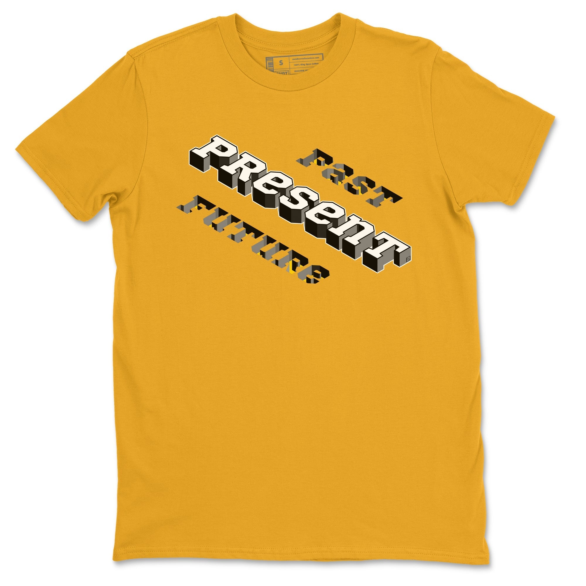 Past Present Future snkmatch Tees - Air Jordan 1 Yellow Ochre