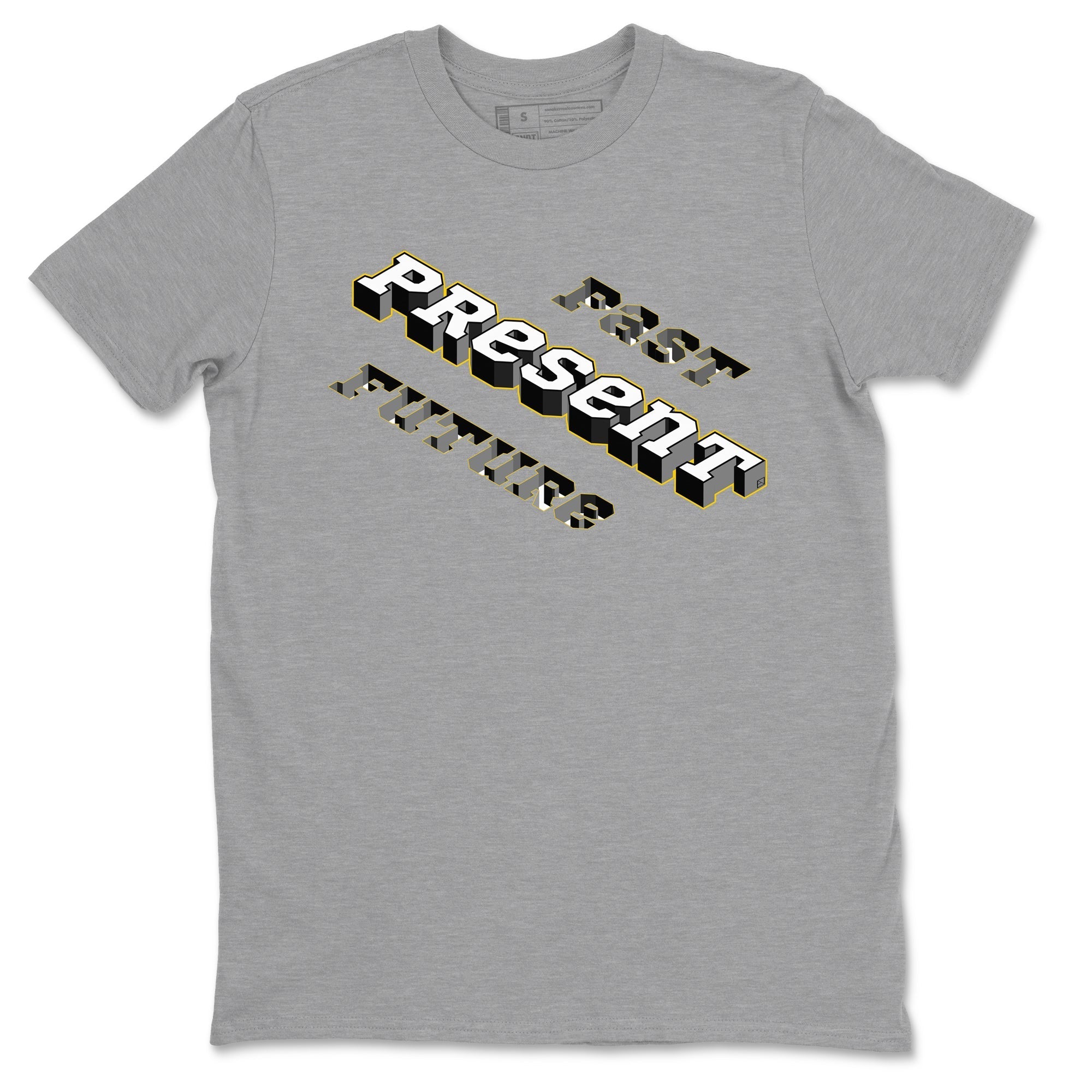 Past Present Future snkmatch Tees - Air Jordan 1 Yellow Ochre