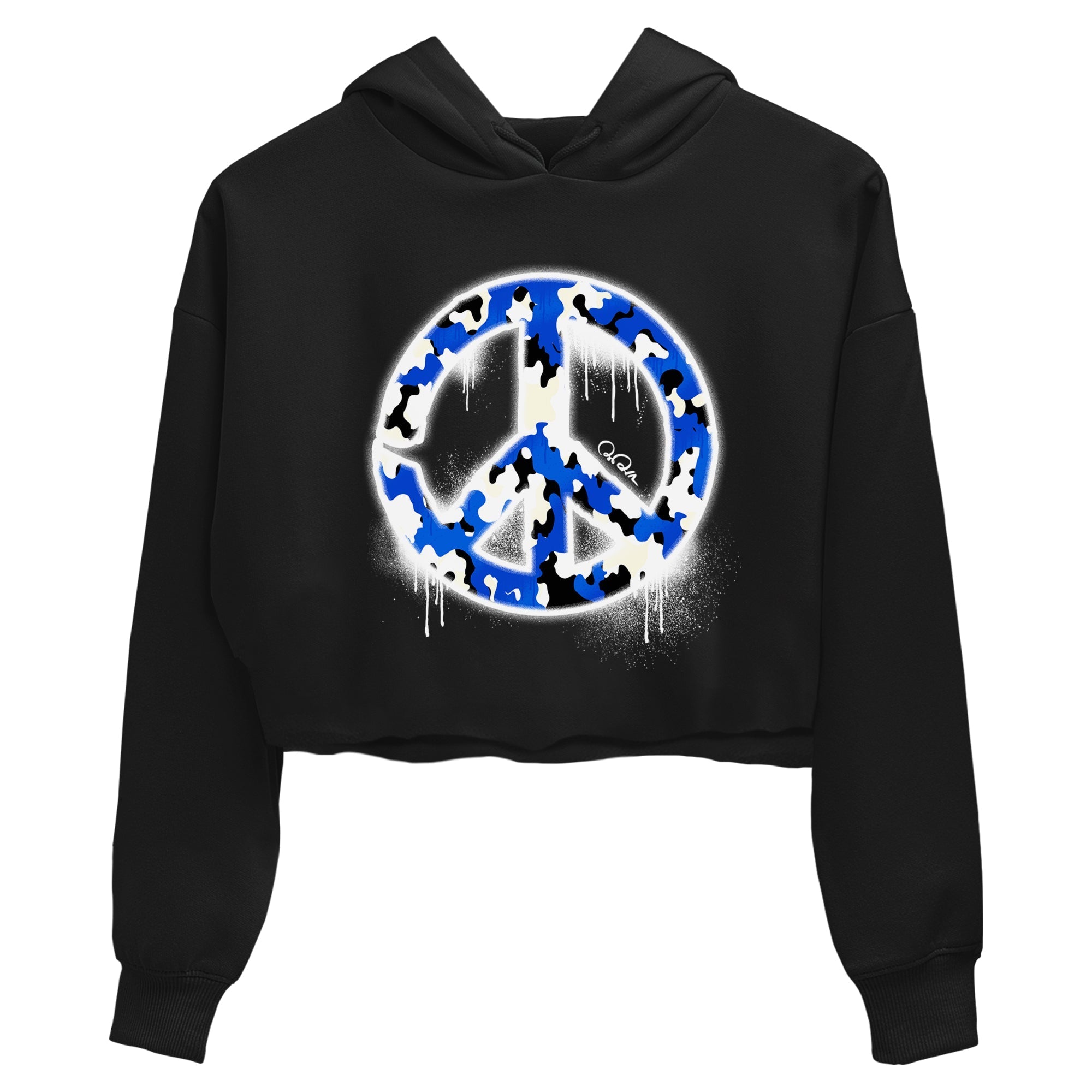 Peace Sign snkmatch Women's Top - Air Jordan 1 Game Royal