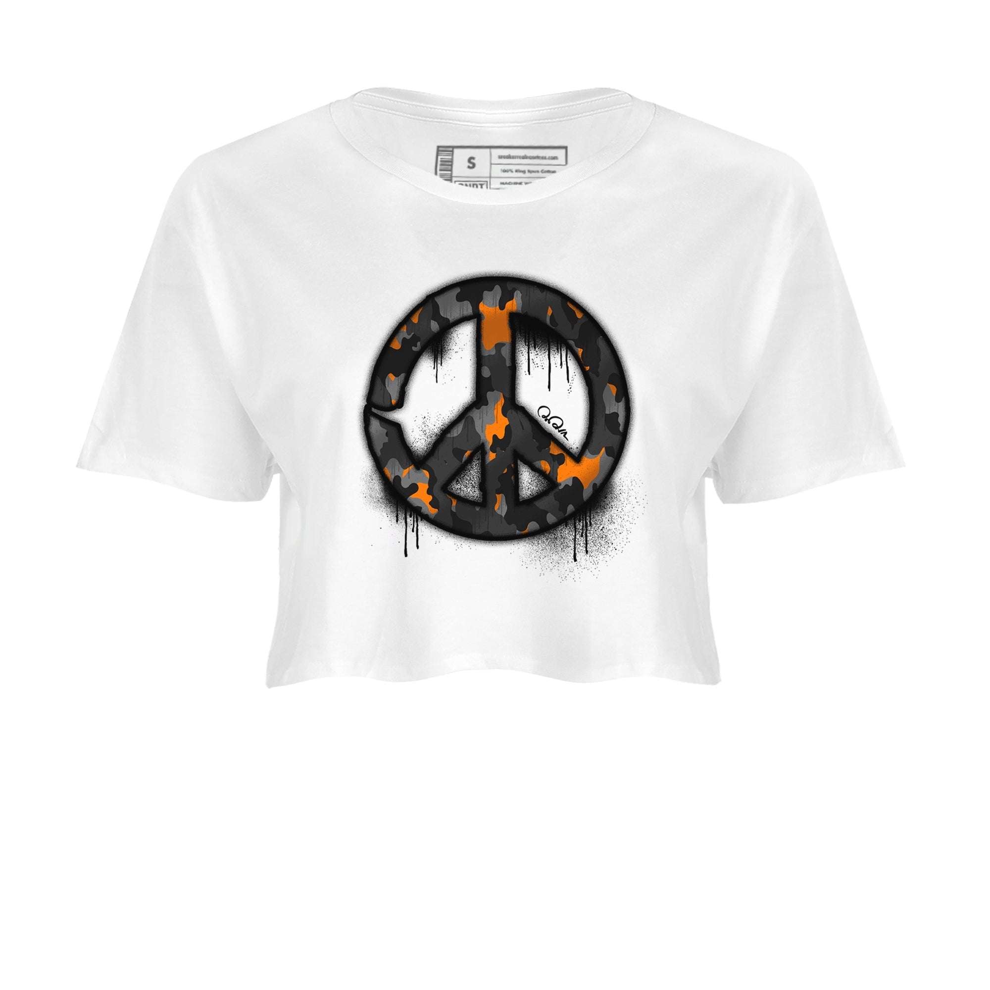 Peace Sign snkmatch Women's Top - Air Jordan 3 Fear