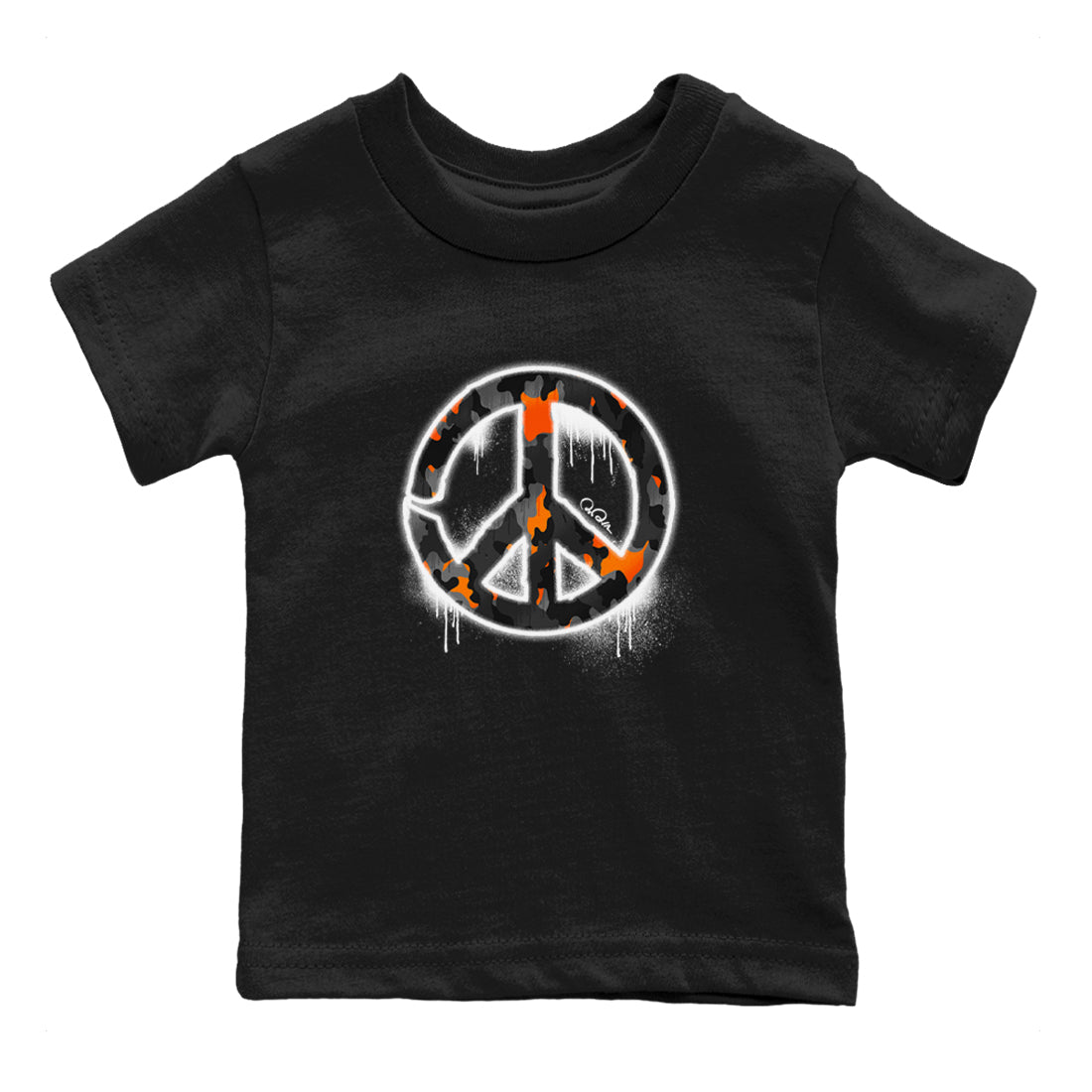 Peace Sign snkmatch Tee Kids - Air Jordan 3 Fear