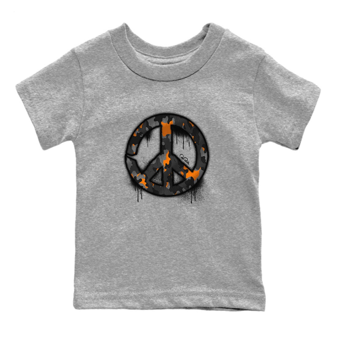 Peace Sign snkmatch Tee Kids - Air Jordan 3 Fear
