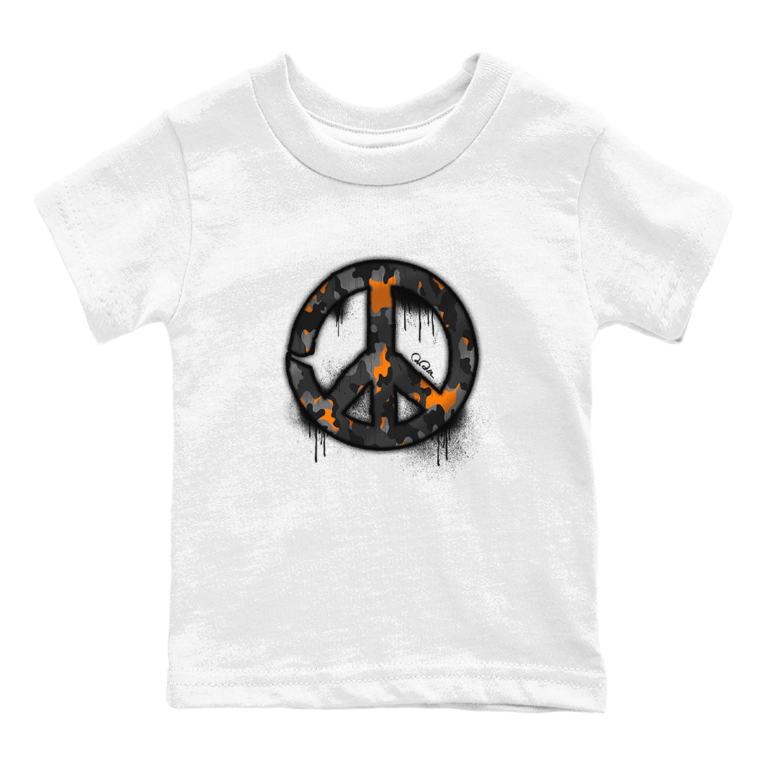Peace Sign snkmatch Tee Kids - Air Jordan 3 Fear