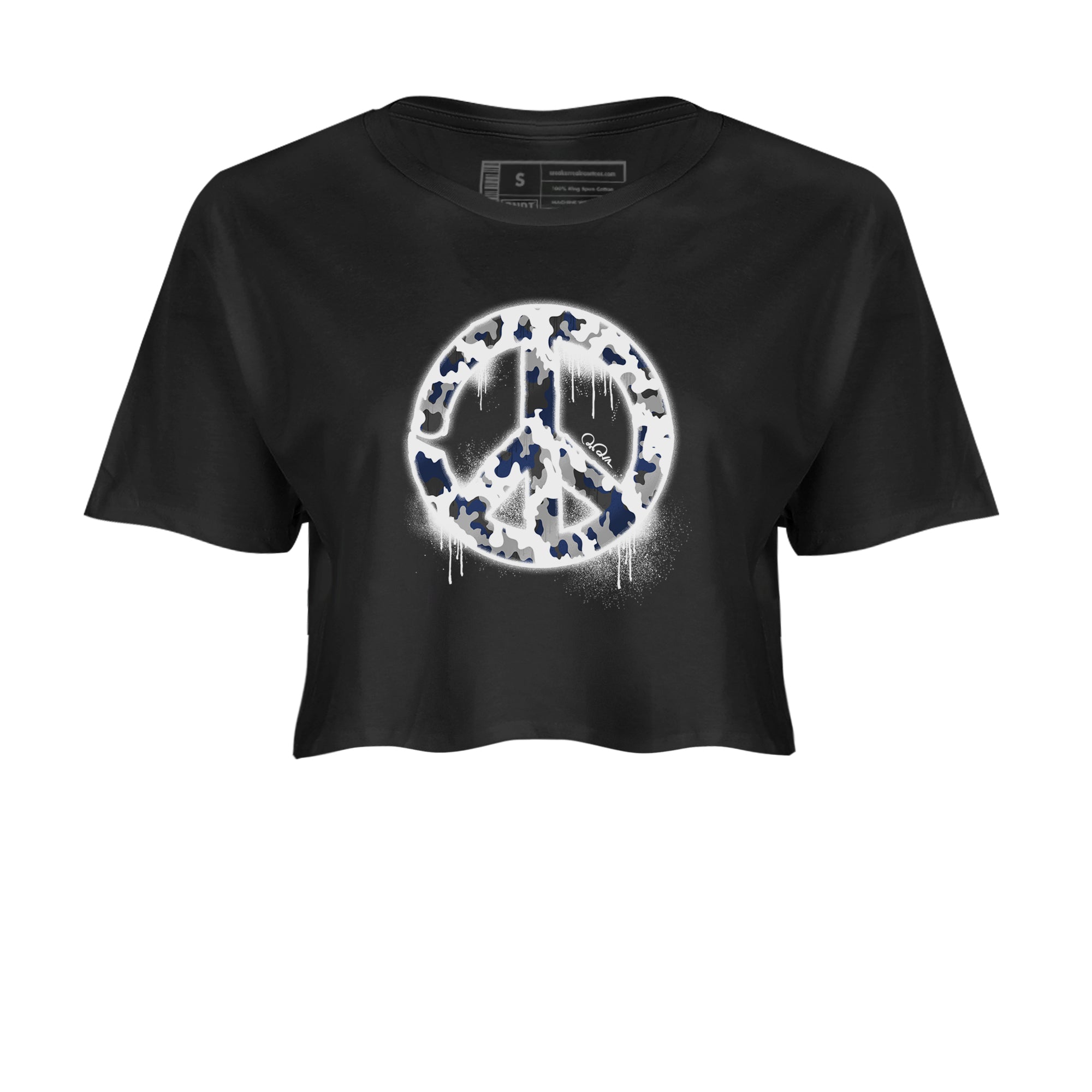 Peace Sign snkmatch Women's Top - Air Jordan 3 Midnight Navy 2023