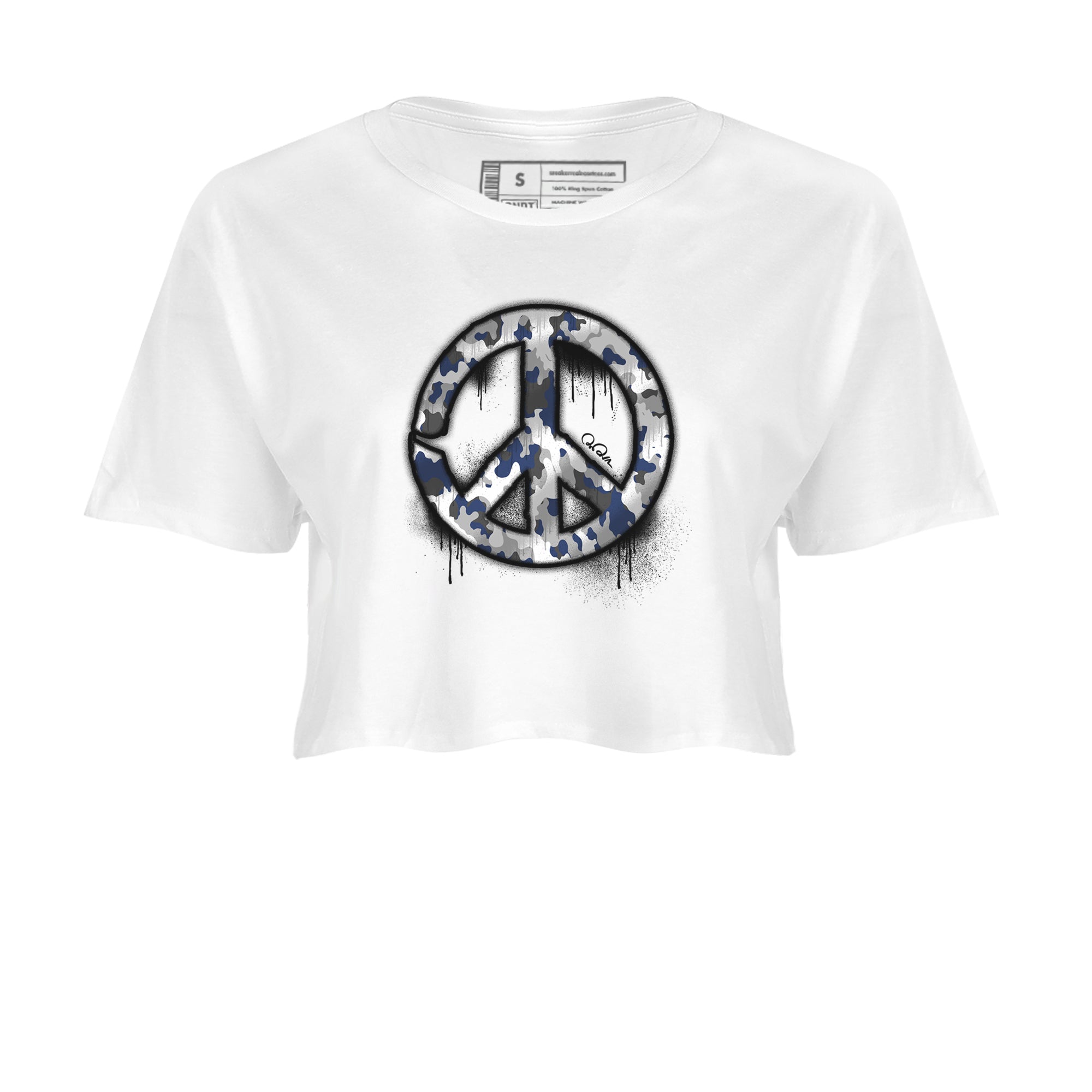 Peace Sign snkmatch Women's Top - Air Jordan 3 Midnight Navy 2023