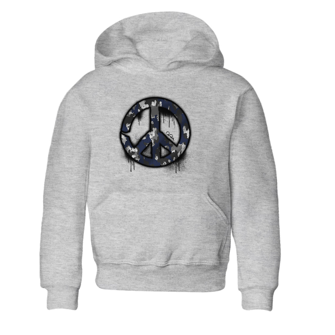 Peace Sign snkmatch Tee Kids - Air Jordan 5 Georgetown