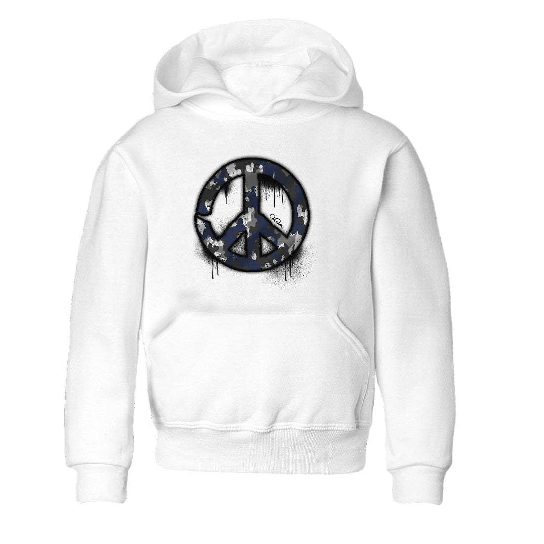 Peace Sign snkmatch Tee Kids - Air Jordan 5 Georgetown