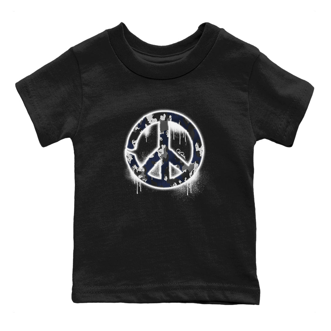 Peace Sign snkmatch Tee Kids - Air Jordan 5 Georgetown